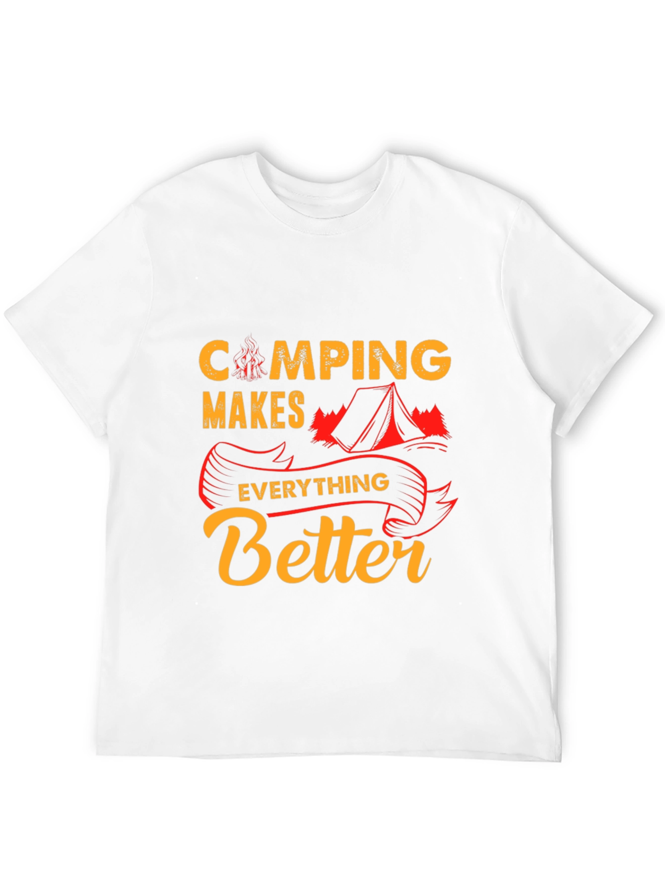 Black Camping Makes Everything Better T-Shirt view 12