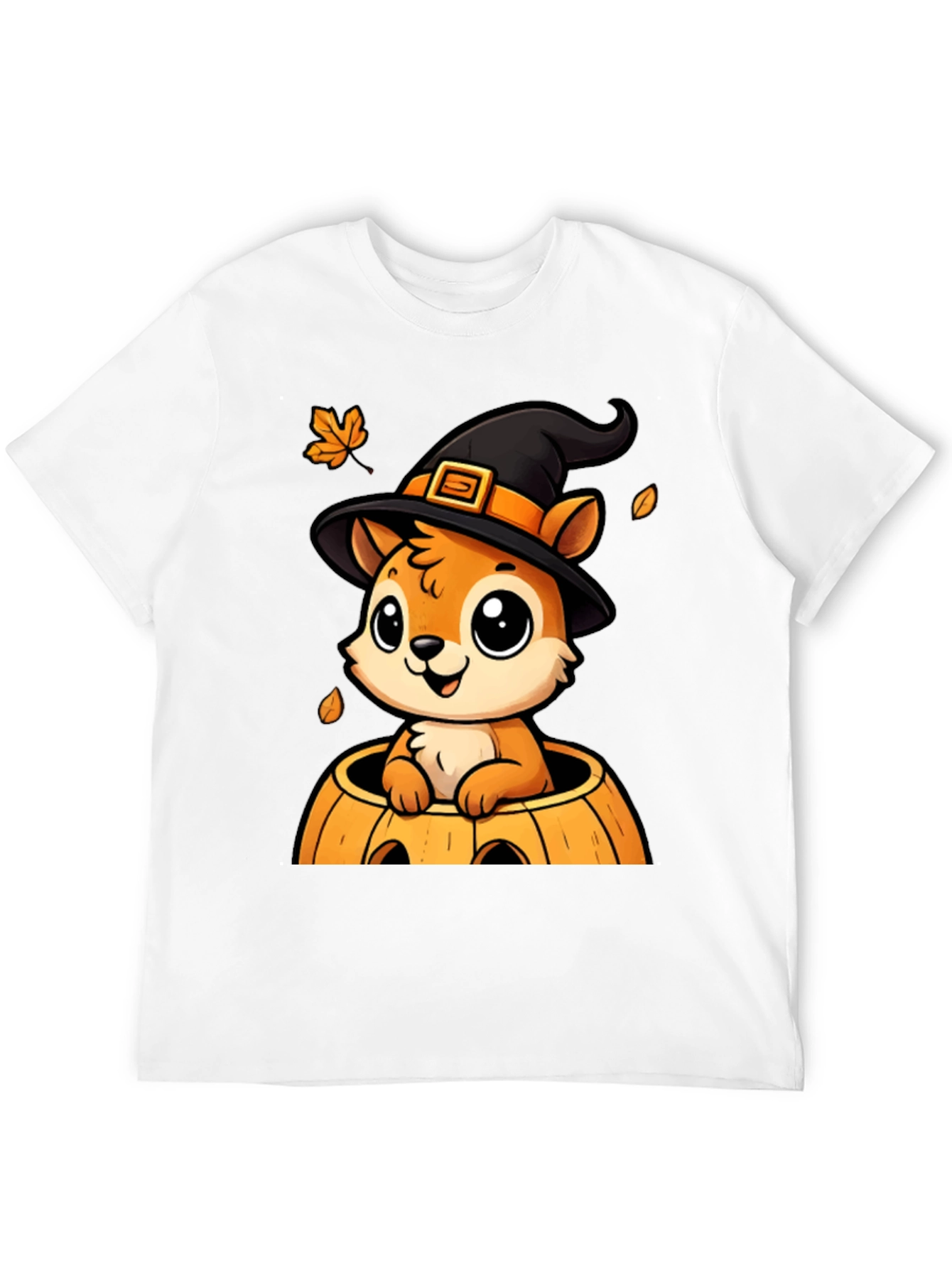 Black Halloween Squirrel T-Shirt view 12