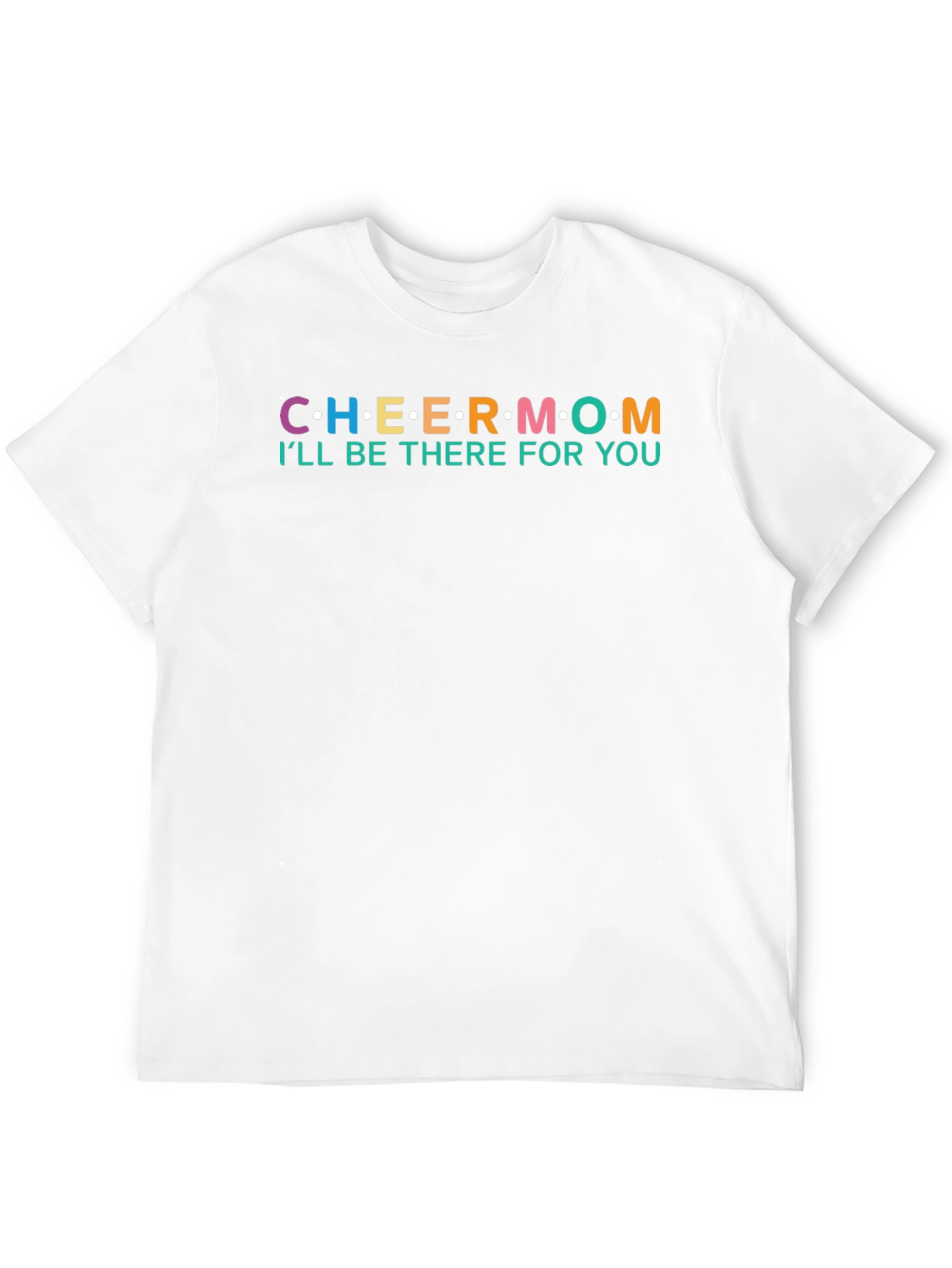 Black Cheermom T-shirt - Colorful Design view 12