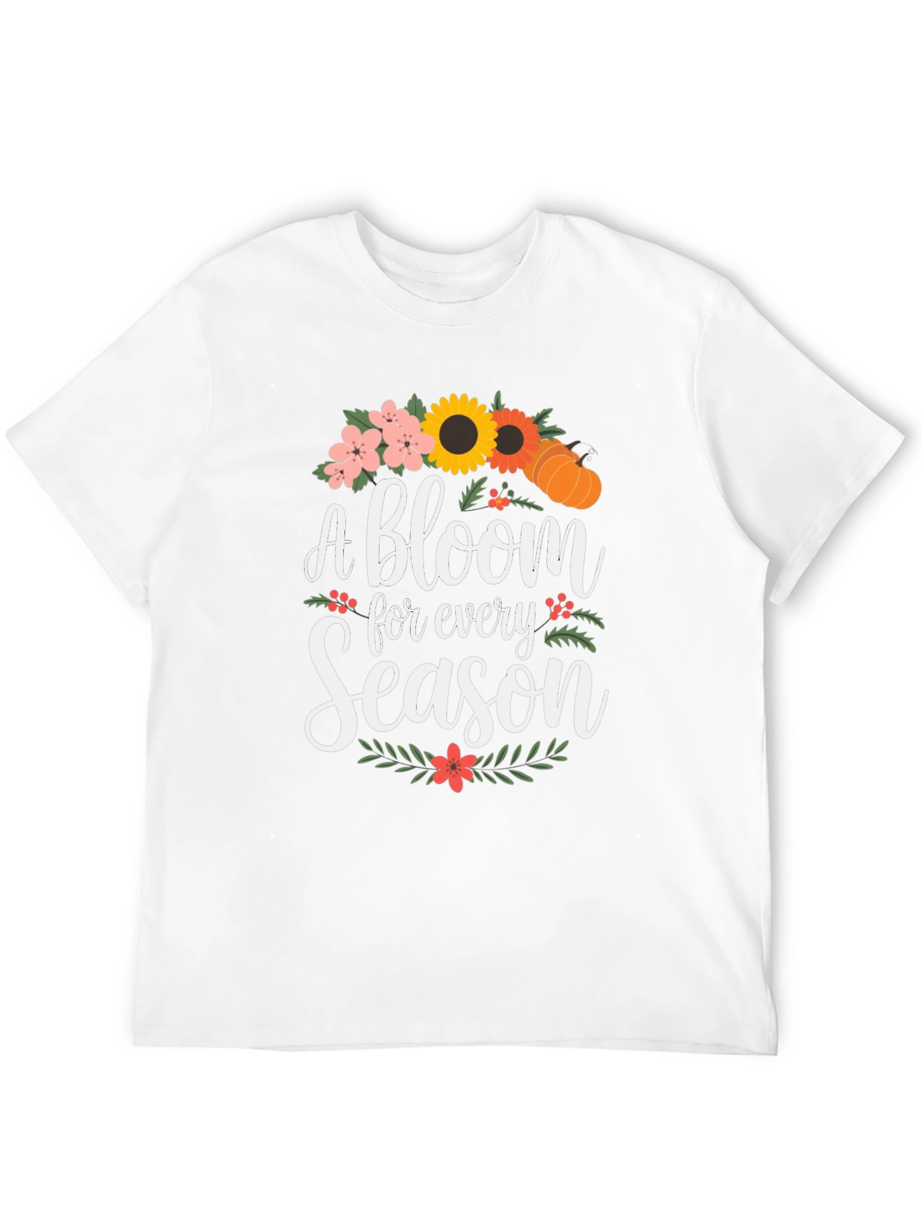 Black A Bloom for Every Season T-Shirt view 12