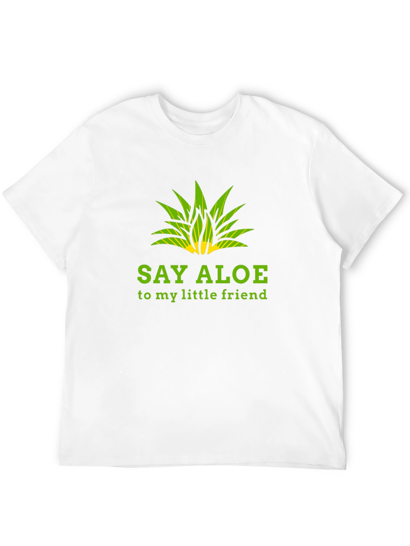 Black Say Aloe To My Little Friend Black Graphic Tee view 12