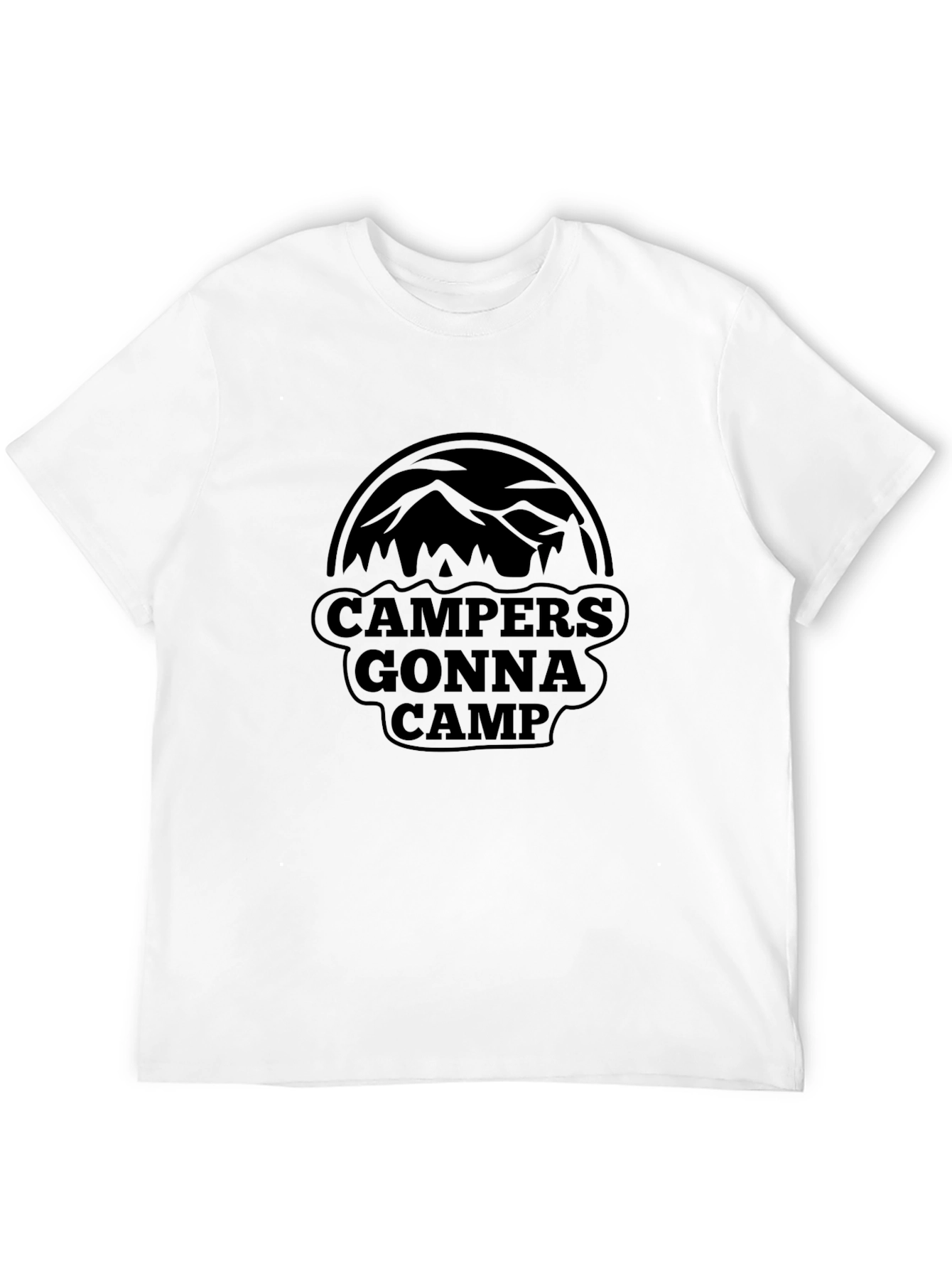 Black Campers Gonna Camp Graphic Tee view 12