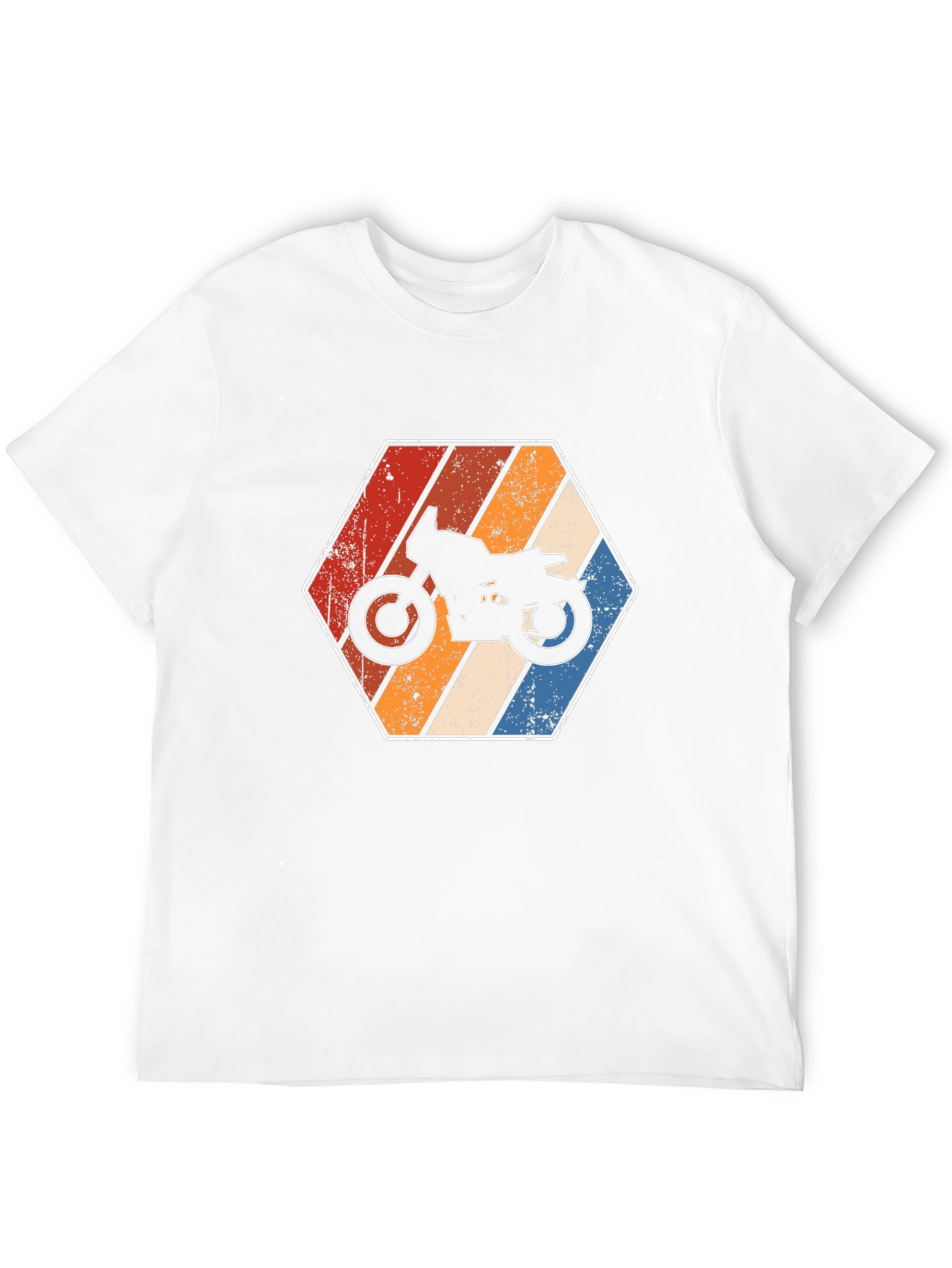 Black Retro Motorcycle Graphic Tee view 12