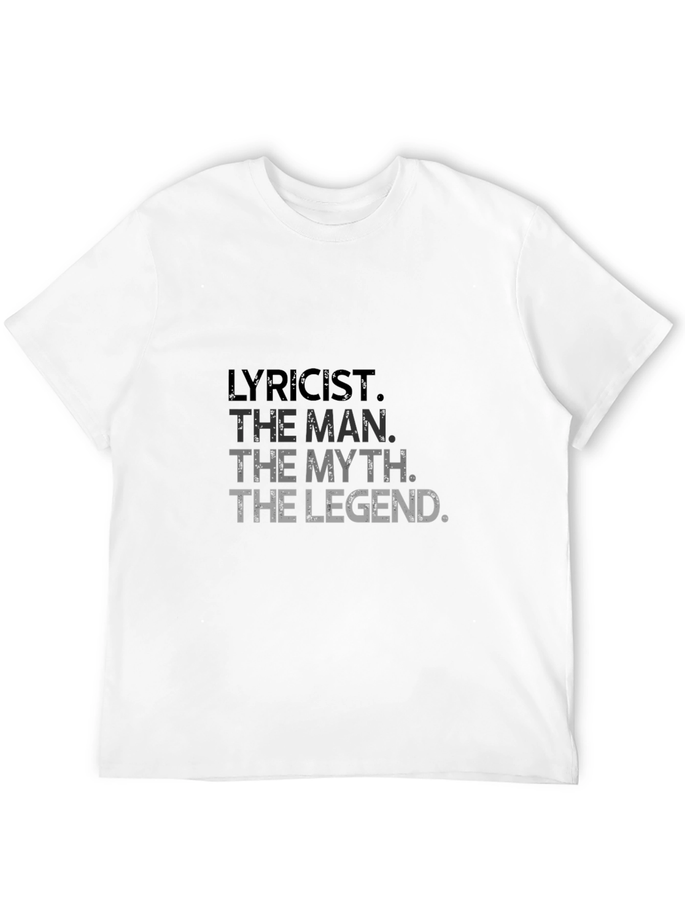 Black Lyricist Man Myth Legend Graphic Tee view 12