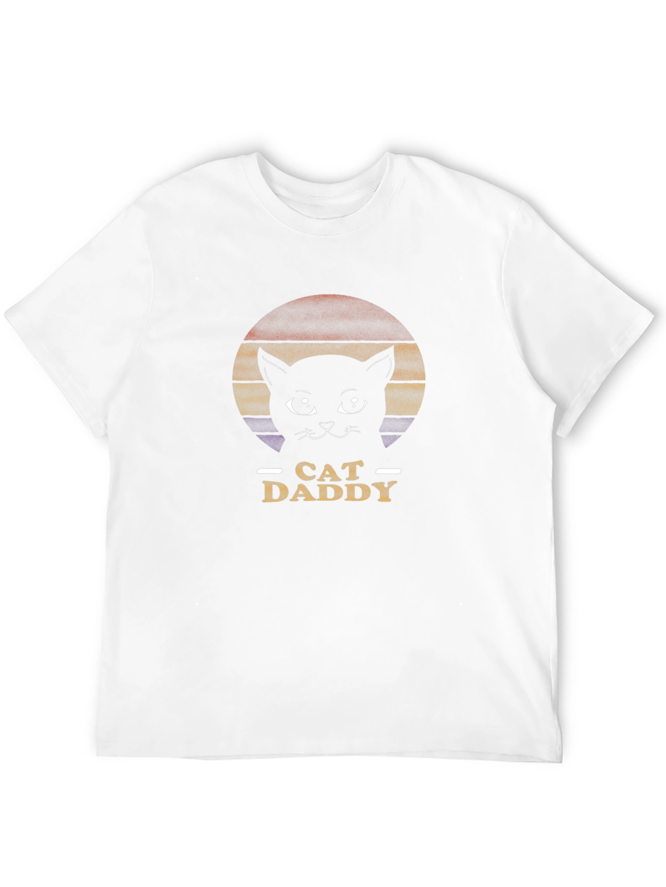 Black Cat Daddy Retro Black T-Shirt view 12