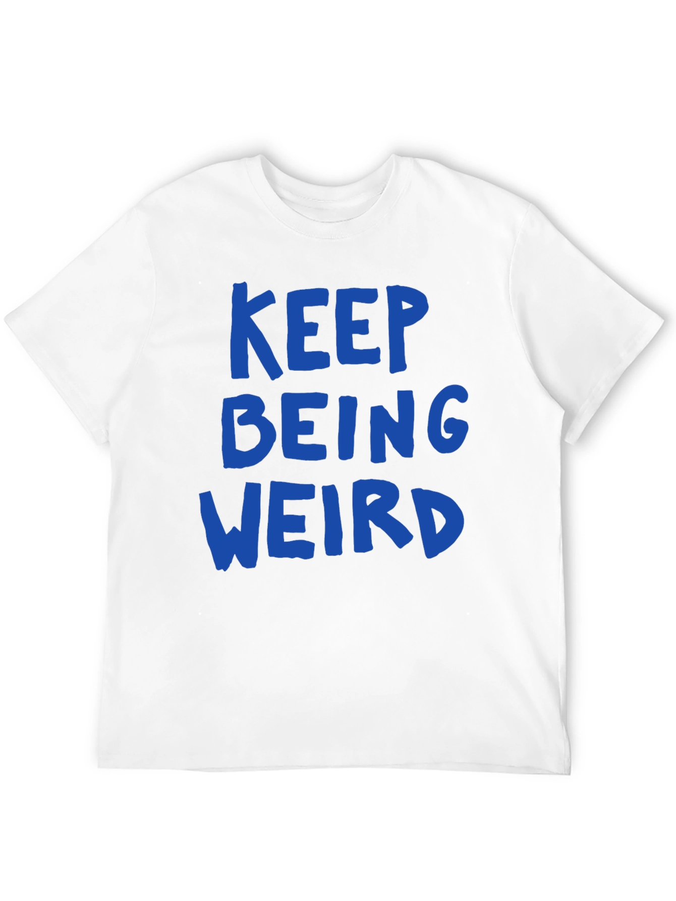 Black Keep Being Weird Graphic Tee - Unisex Casual T-Shirt view 12