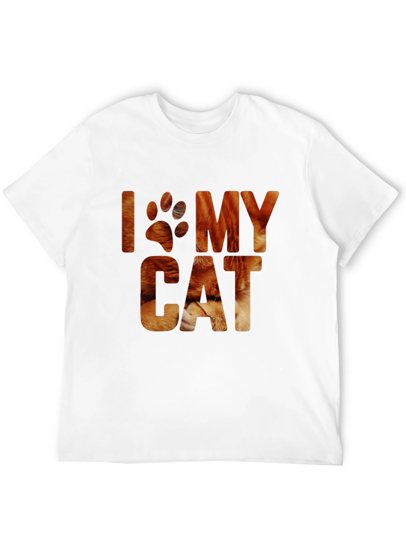 Black I Love My Cat T-Shirt - Novelty Cat Lover Tee view 12
