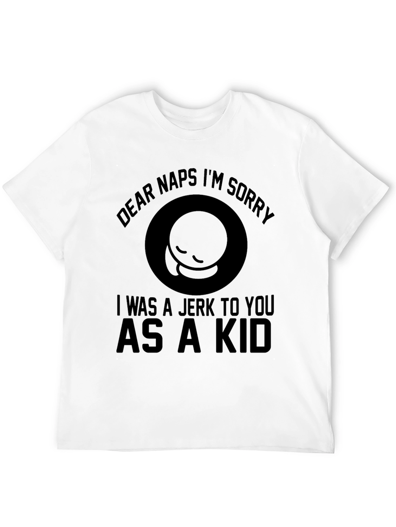 Black Funny "Dear Naps" Graphic T-Shirt view 12