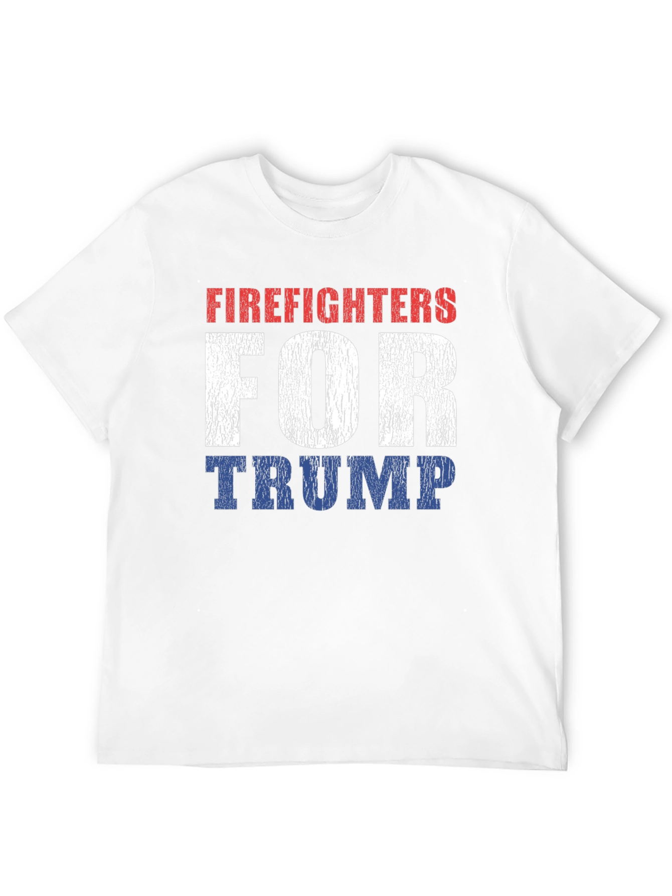 Black Firefighters for Trump Patriotic T-Shirt view 12
