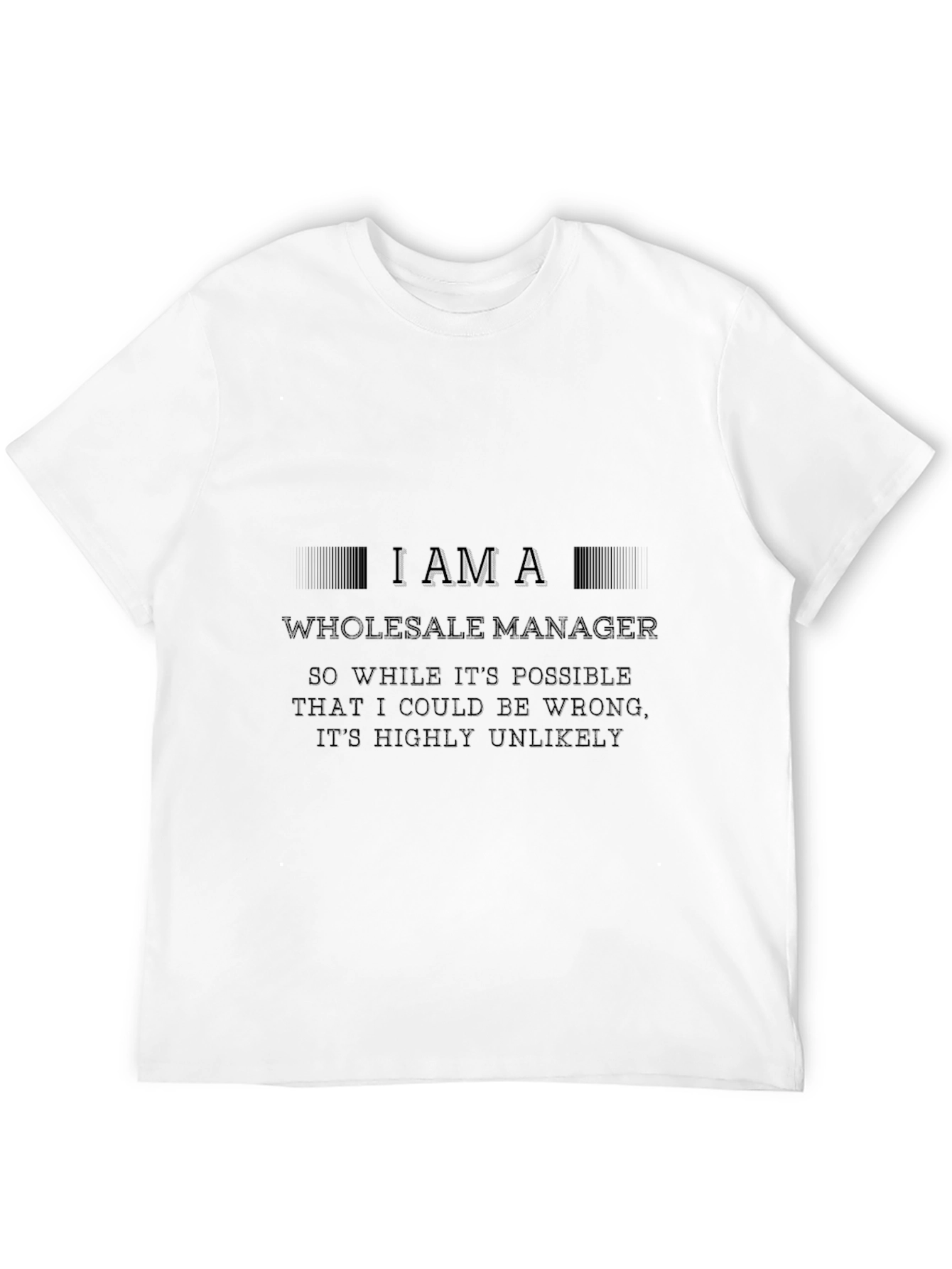 Black Wholesale Manager Graphic T-Shirt view 12