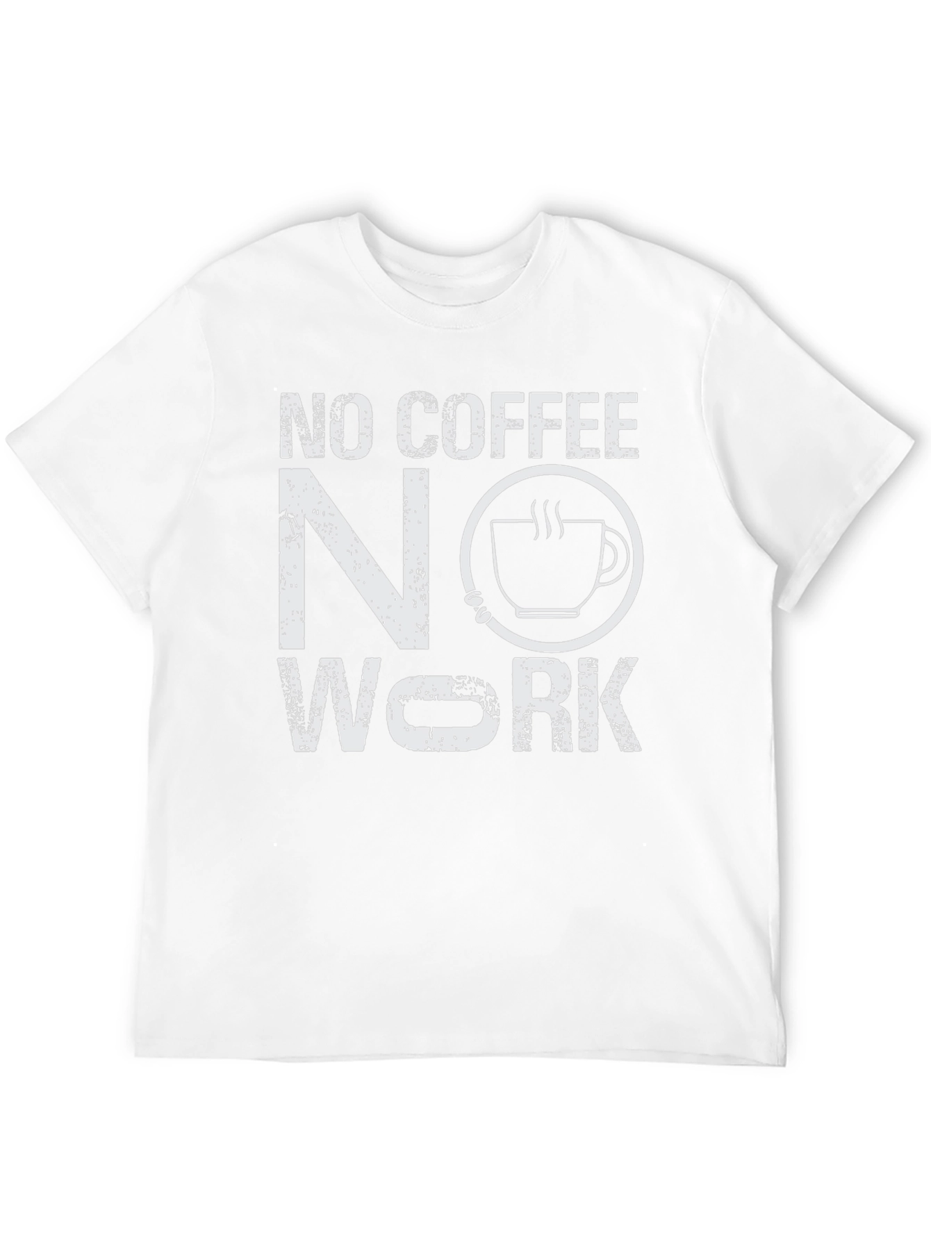Black No Coffee No Work T-Shirt - Funny Graphic Tee view 12
