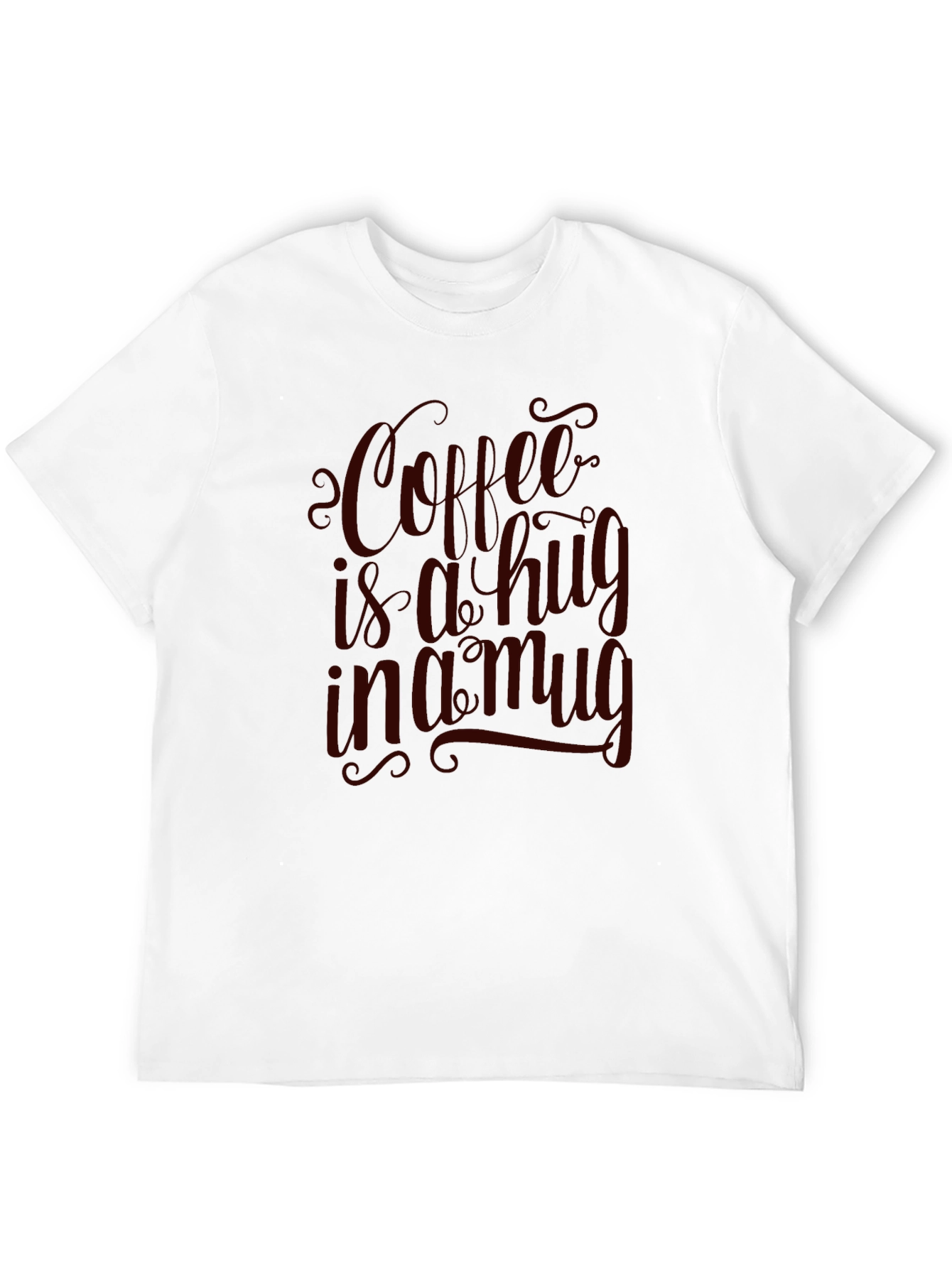 Black Coffee is a Hug in a Mug Graphic Tee view 12
