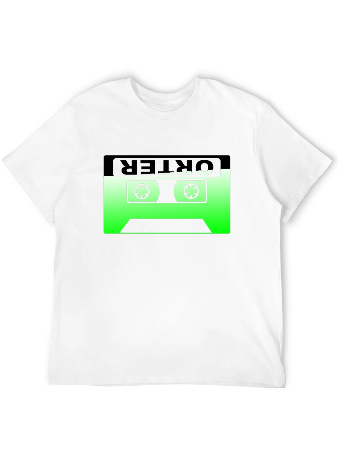 Black Retro Cassette Tape Graphic Tee - Black view 12