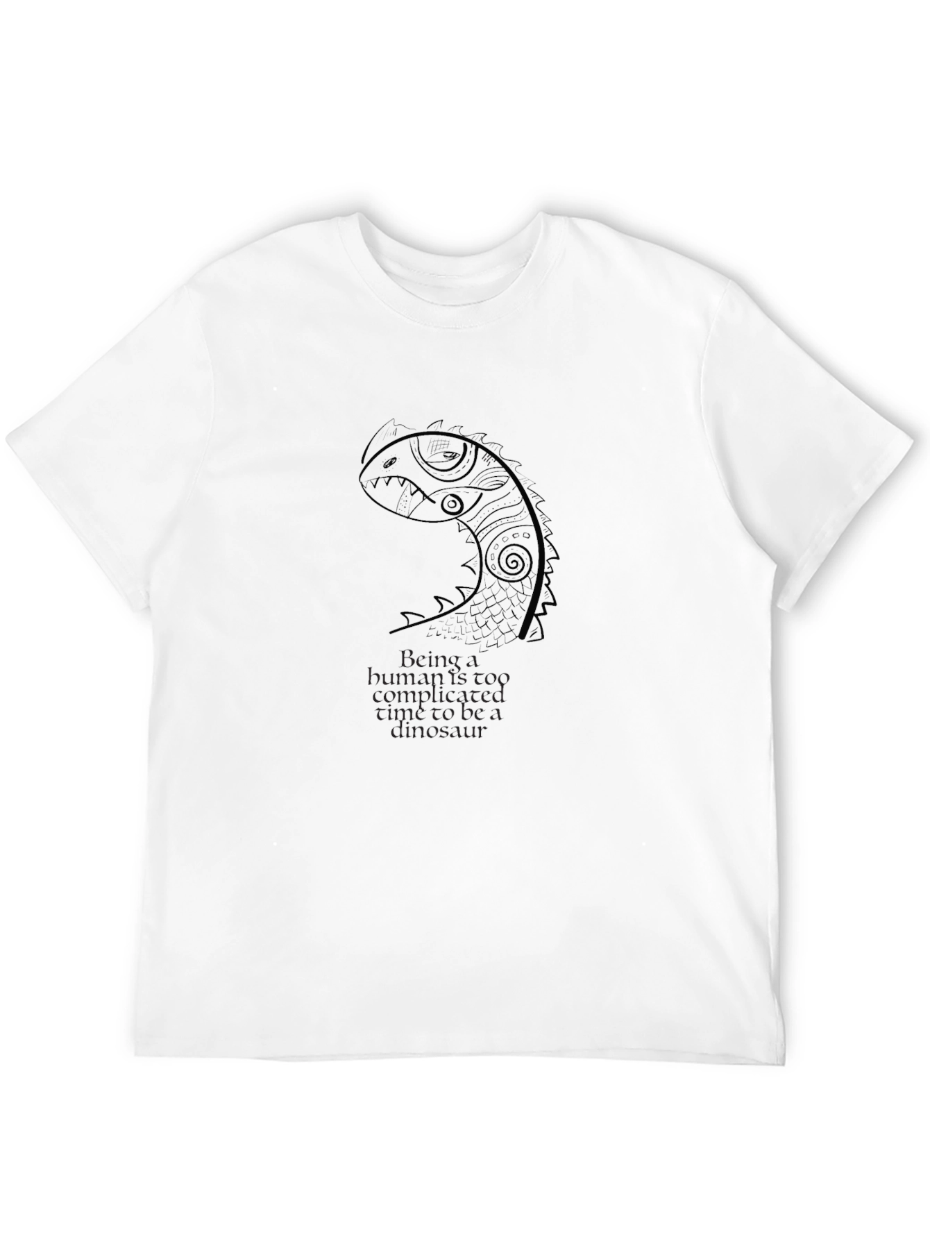 Dinosaur Graphic Tee - Black - 12