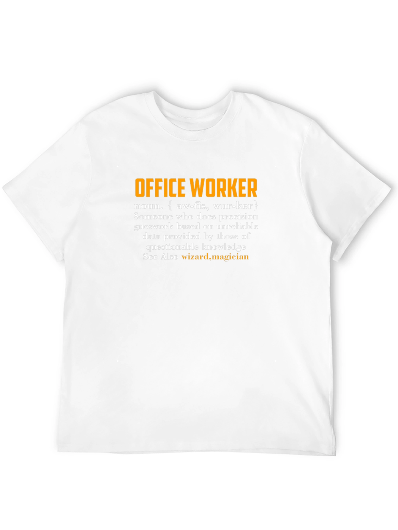 Black Office Worker Definition T-Shirt - Funny Job Gift view 12