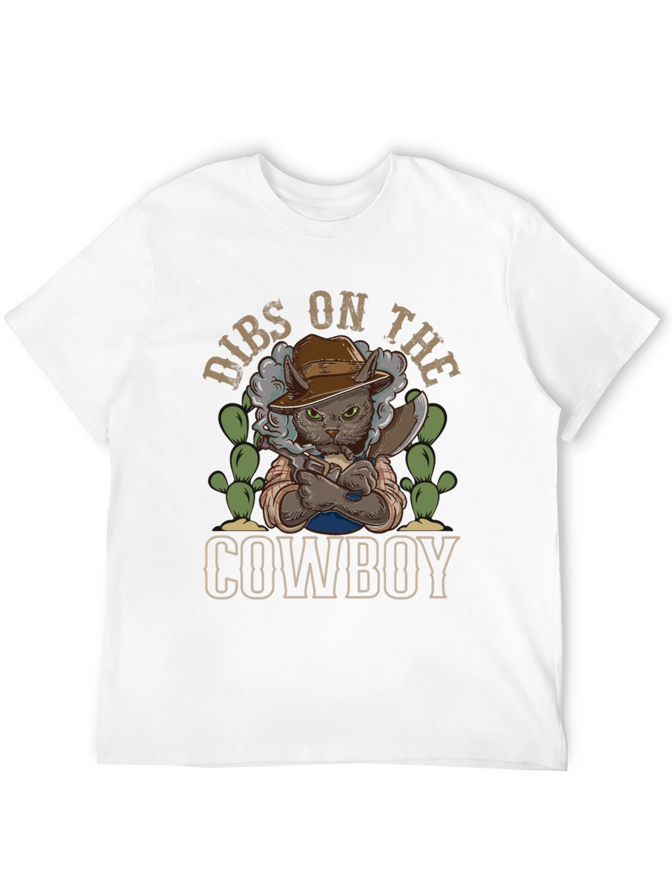Black Ribs On The Cowboy Graphic T-Shirt view 12