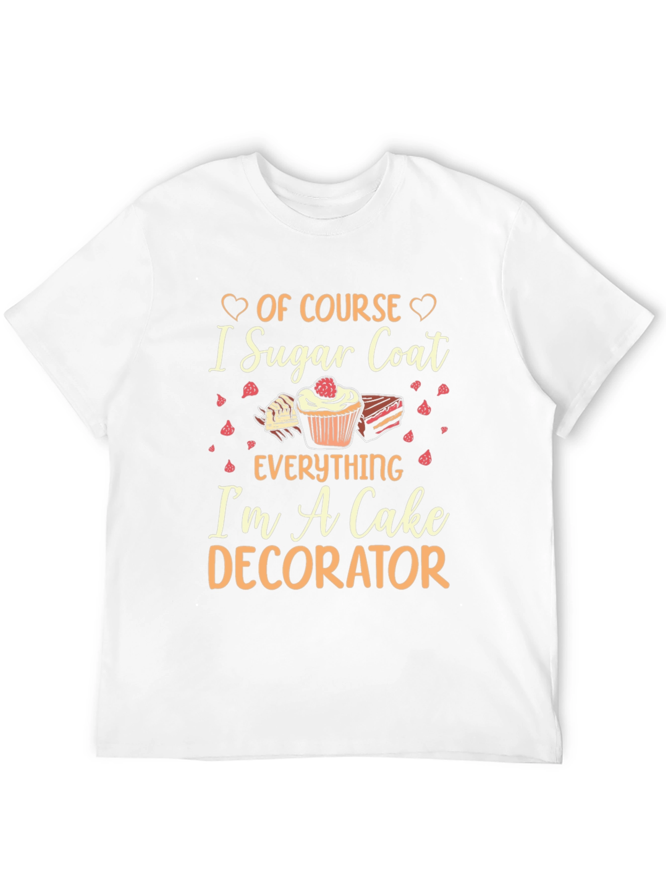 Black Cake Decorator T-Shirt: "I Sugar Coat Everything" view 12