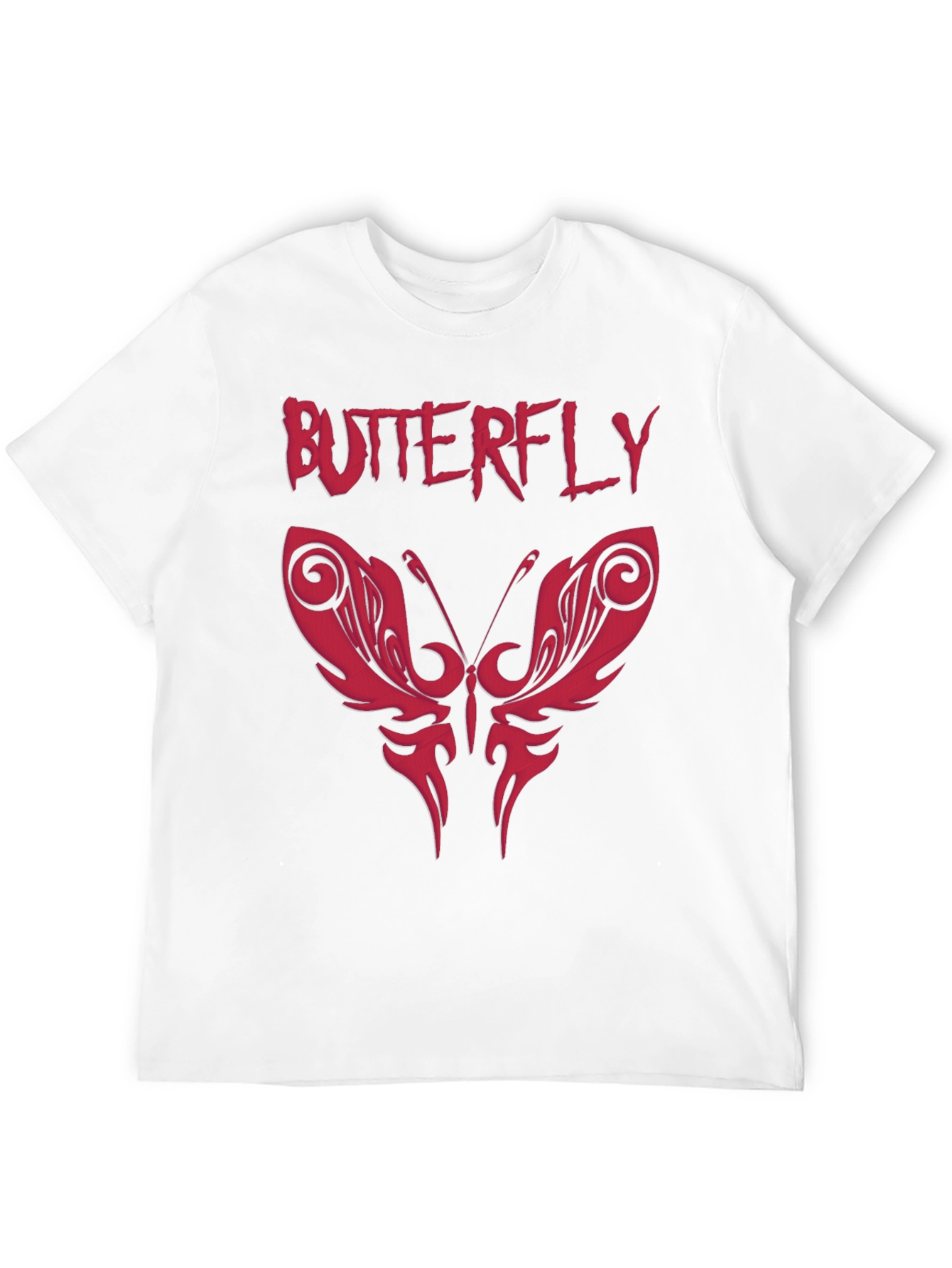 Black Butterfly Graphic Print Tee - Edgy Style view 12