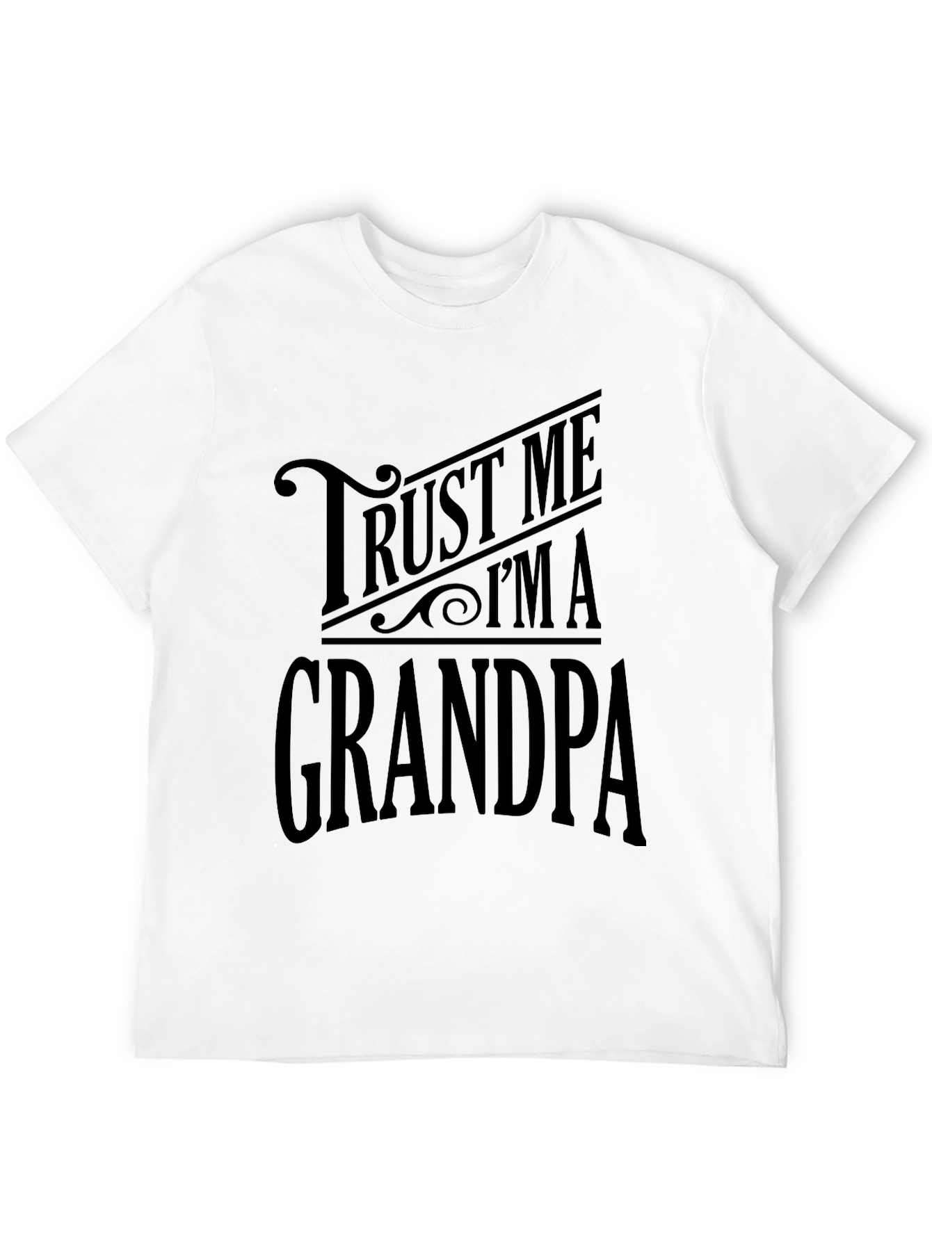 Black Trust Me I'm A Grandpa T-Shirt - Black view 12