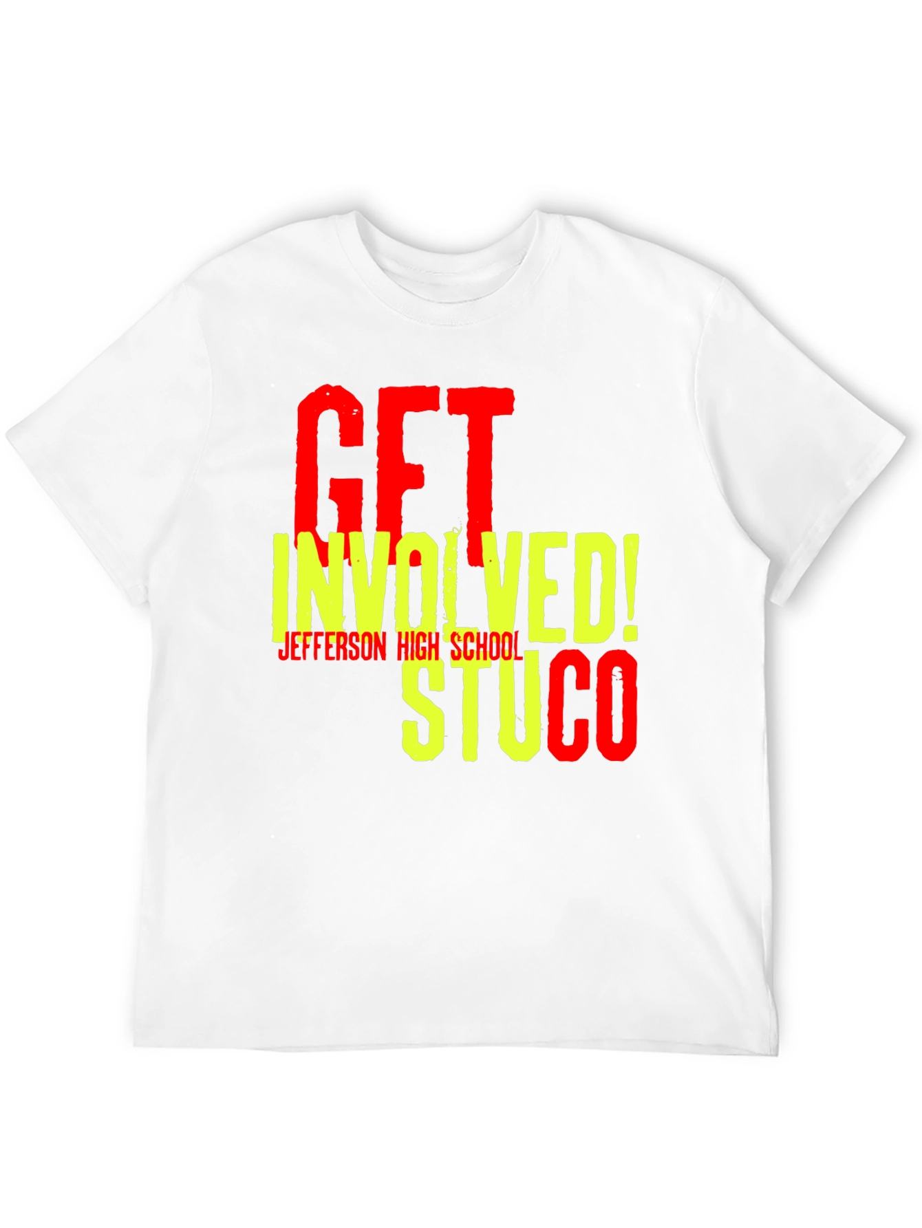 Black Get Involved STUCO T-Shirt - Jefferson High view 12