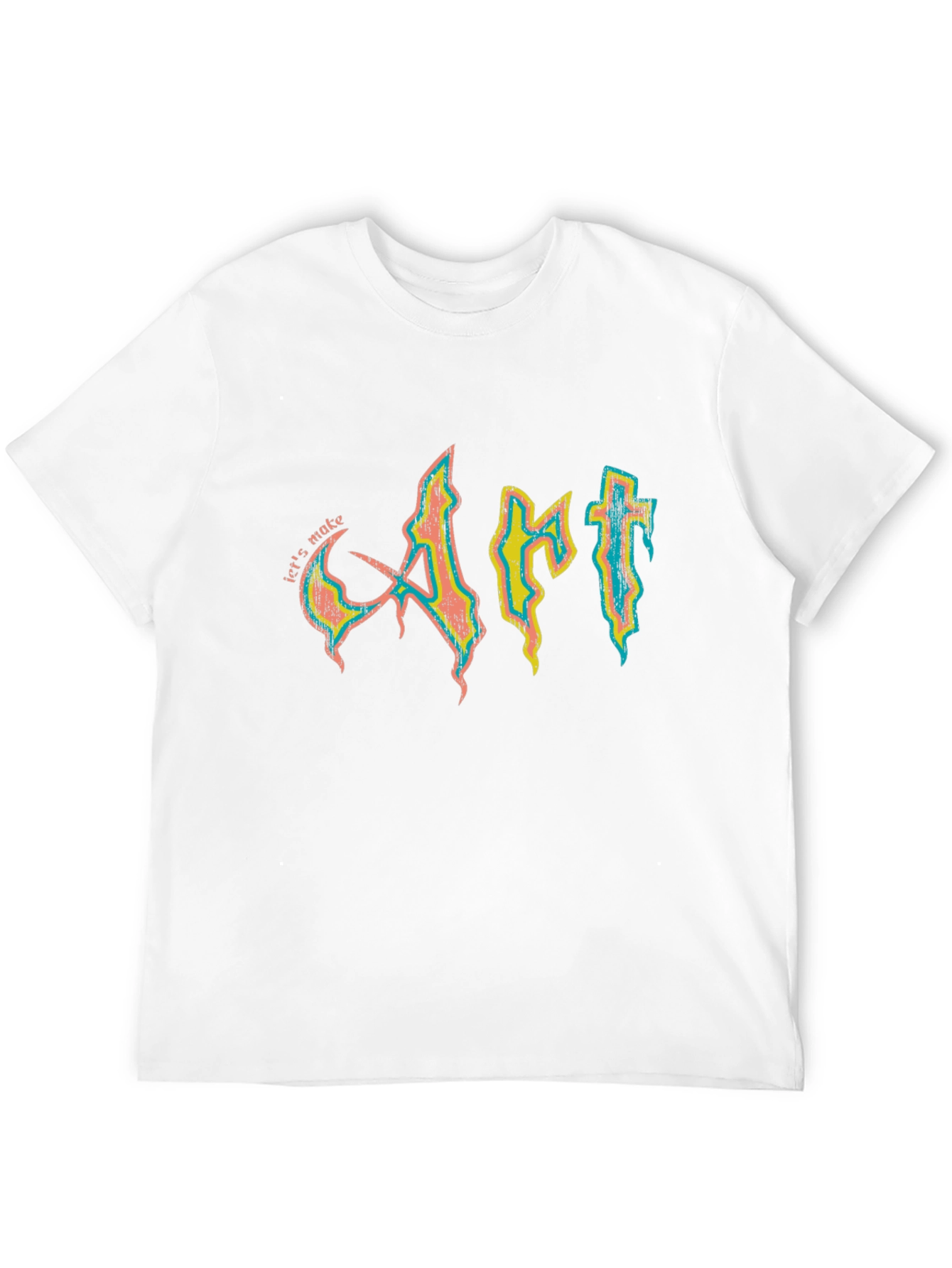 Black Art Tee - Men's Black Graphic T-Shirt view 12