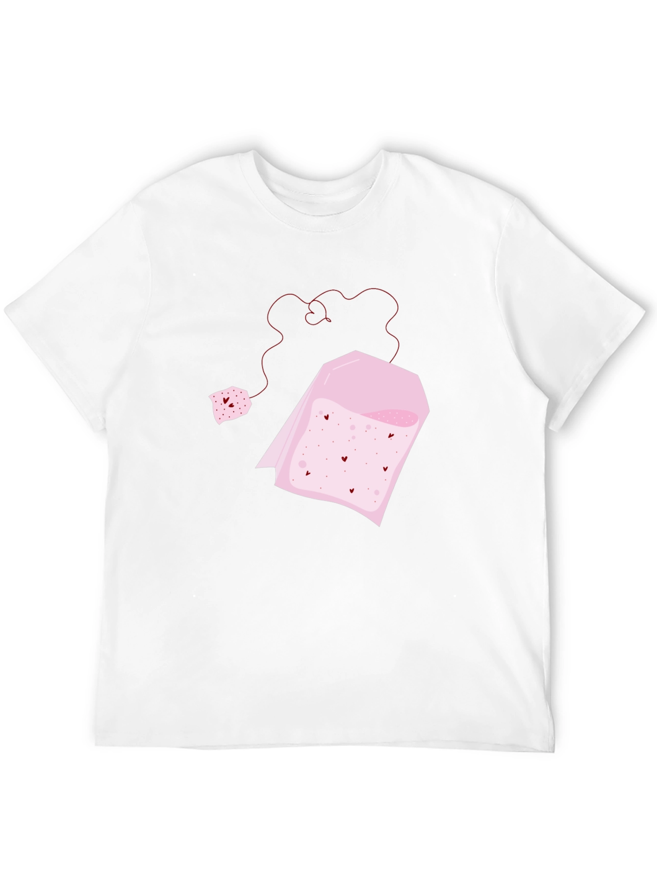 Black Heart Tea Bag Graphic Tee - Black view 12