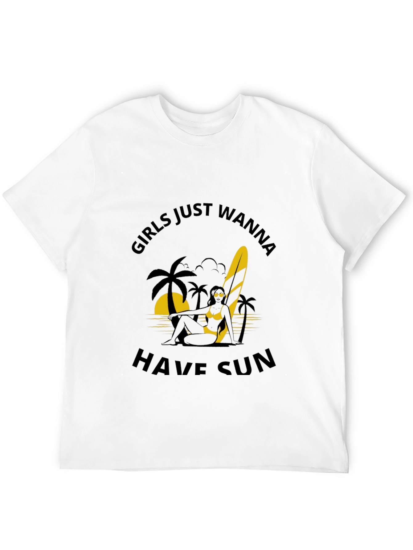 Black Girls Just Wanna Have Sun T-Shirt view 12