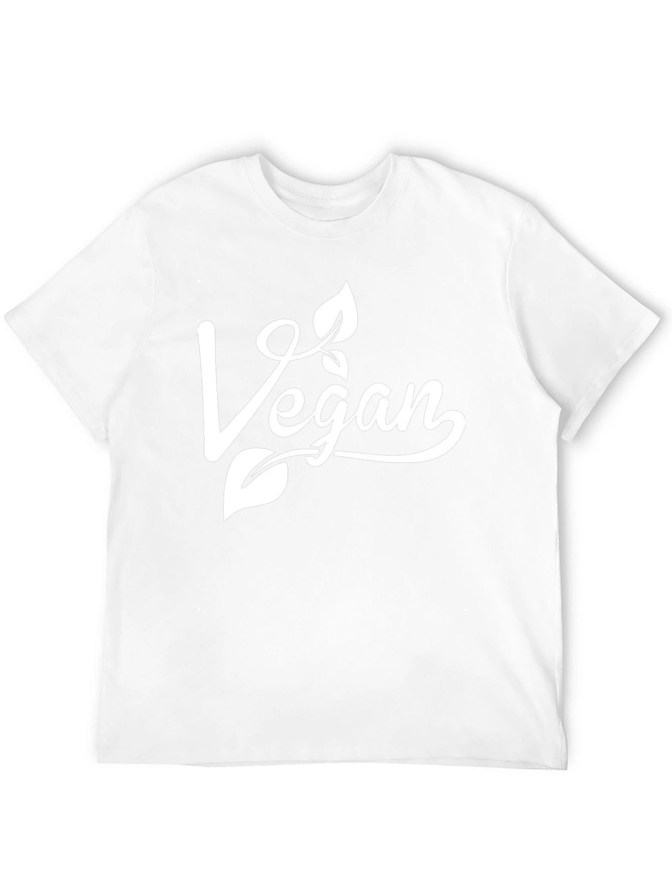 Black Vegan Graphic T-Shirt - Black Cotton Tee view 12