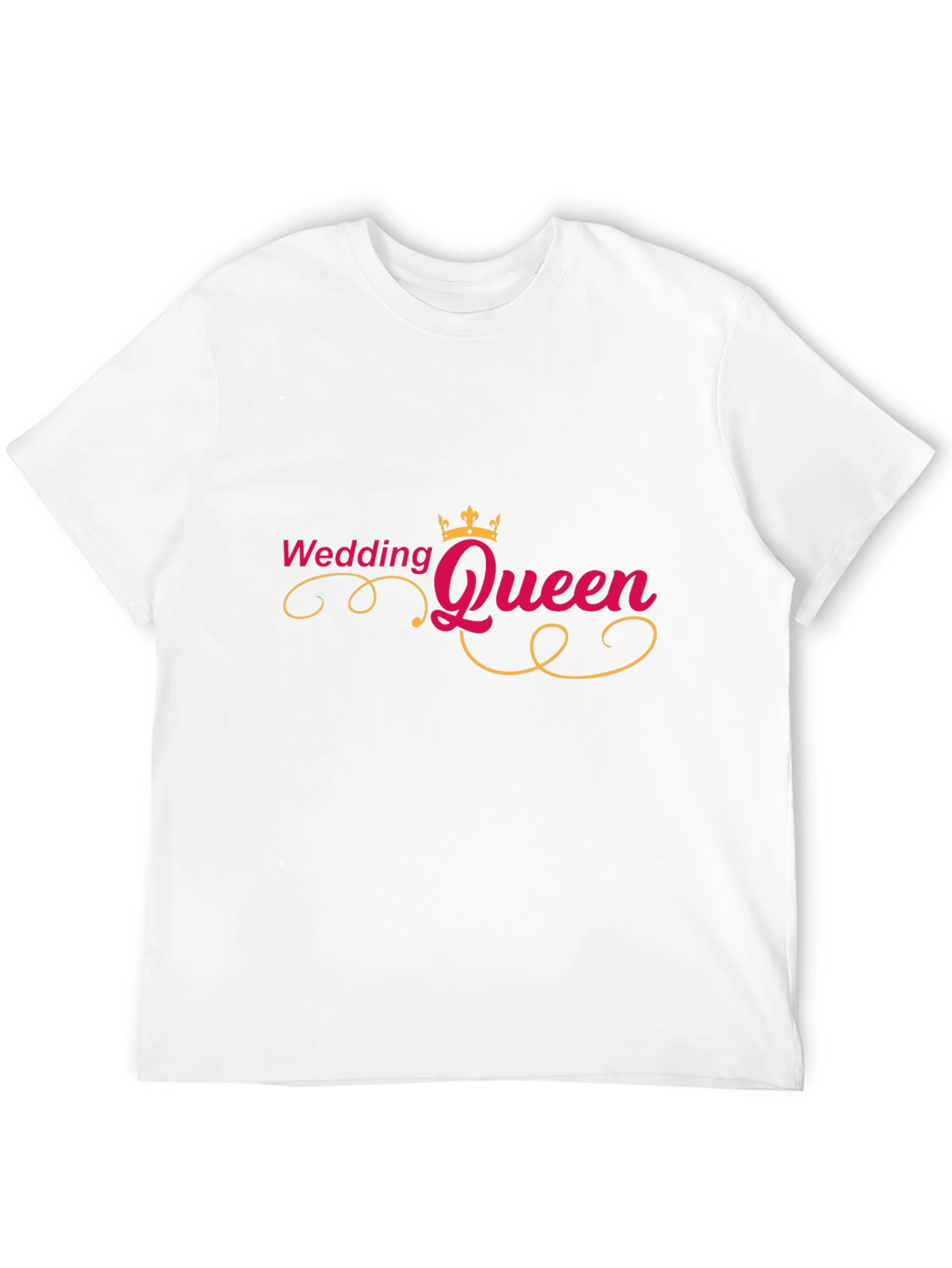 Black Wedding Queen T-Shirt - Bride Celebration Tee view 12