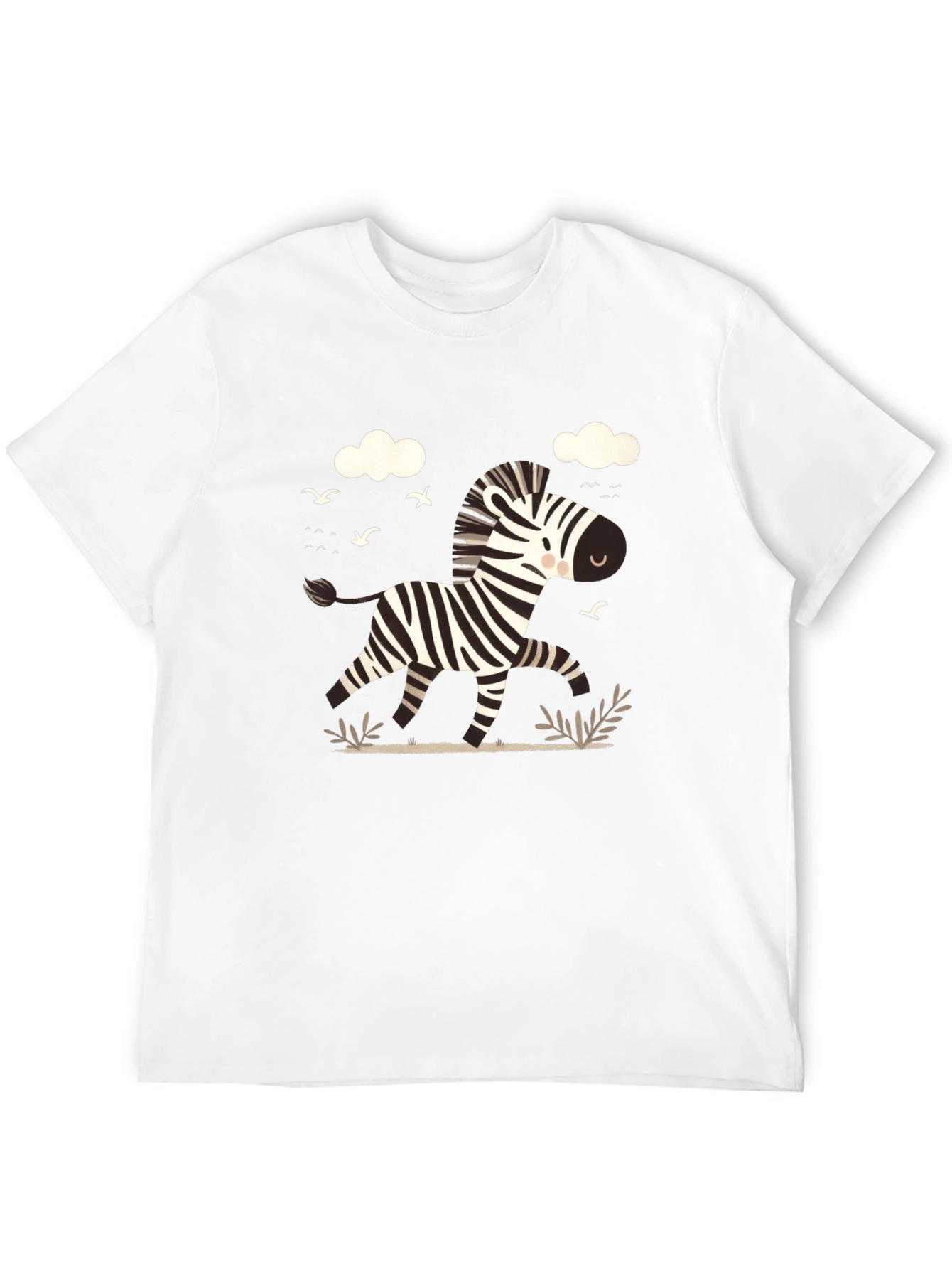 Black Zebra Graphic Tee - Black Cotton Blend view 12
