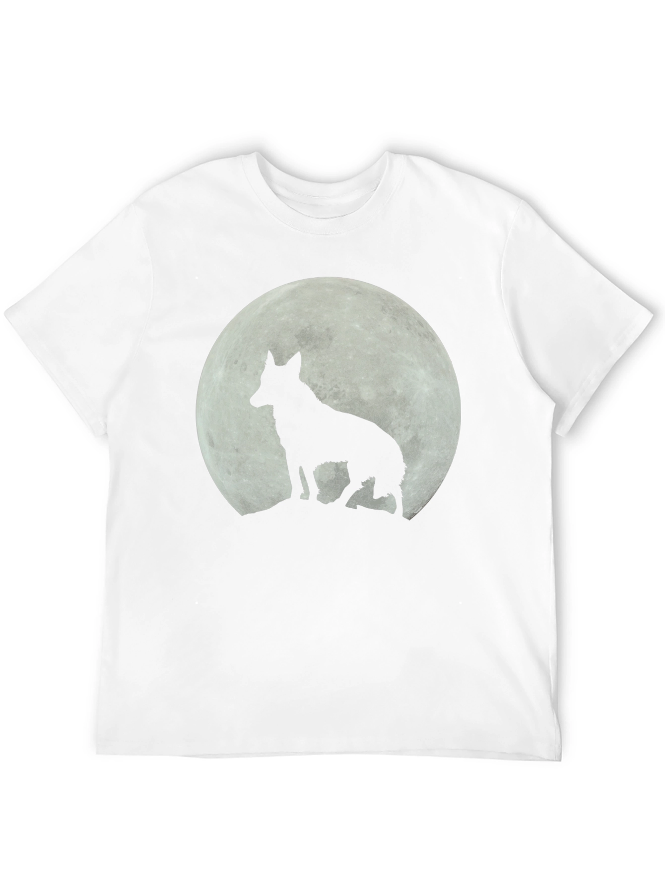 Black Wolf Moon Graphic T-Shirt - Black view 12