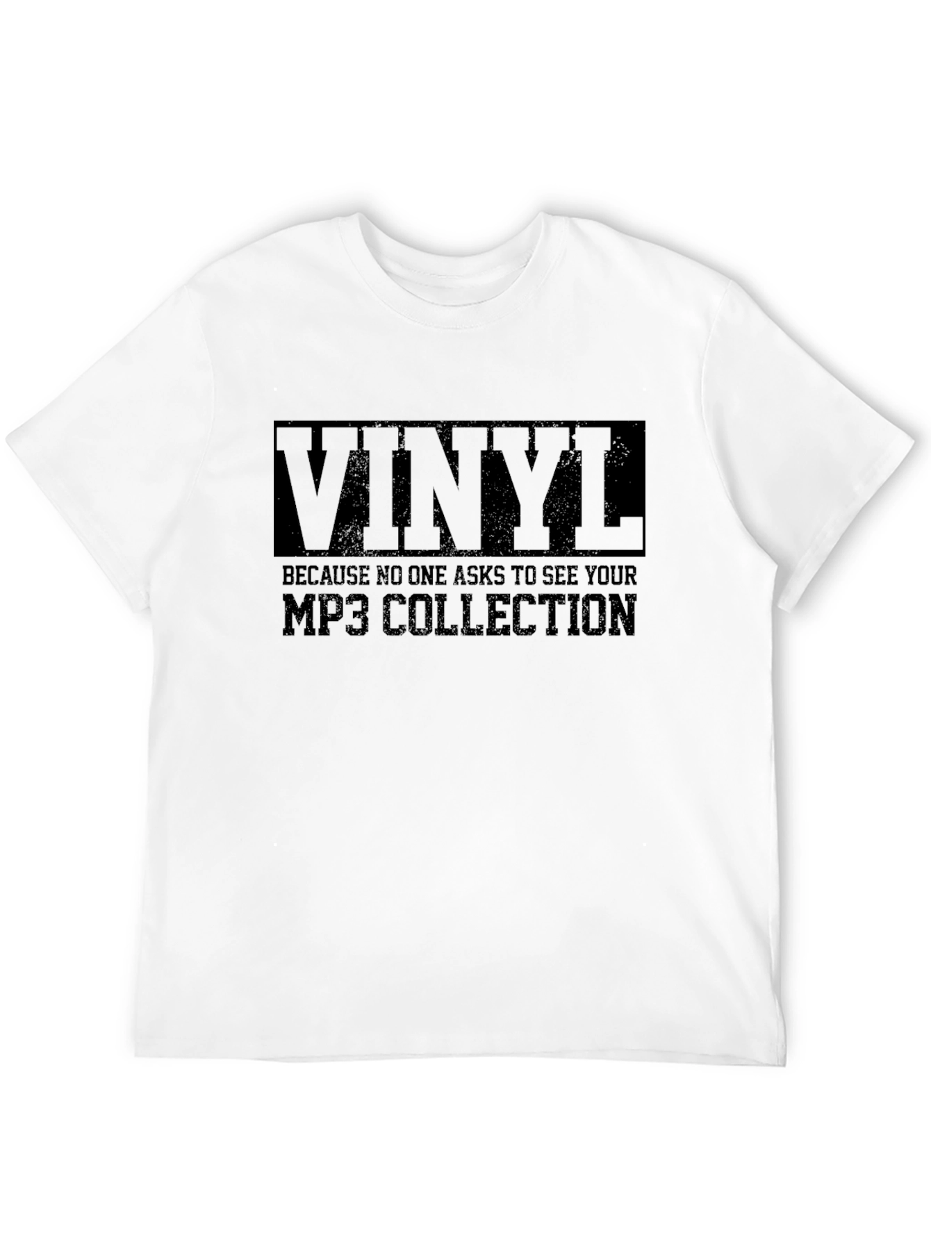 Black Vinyl MP3 Collection Graphic T-Shirt view 12