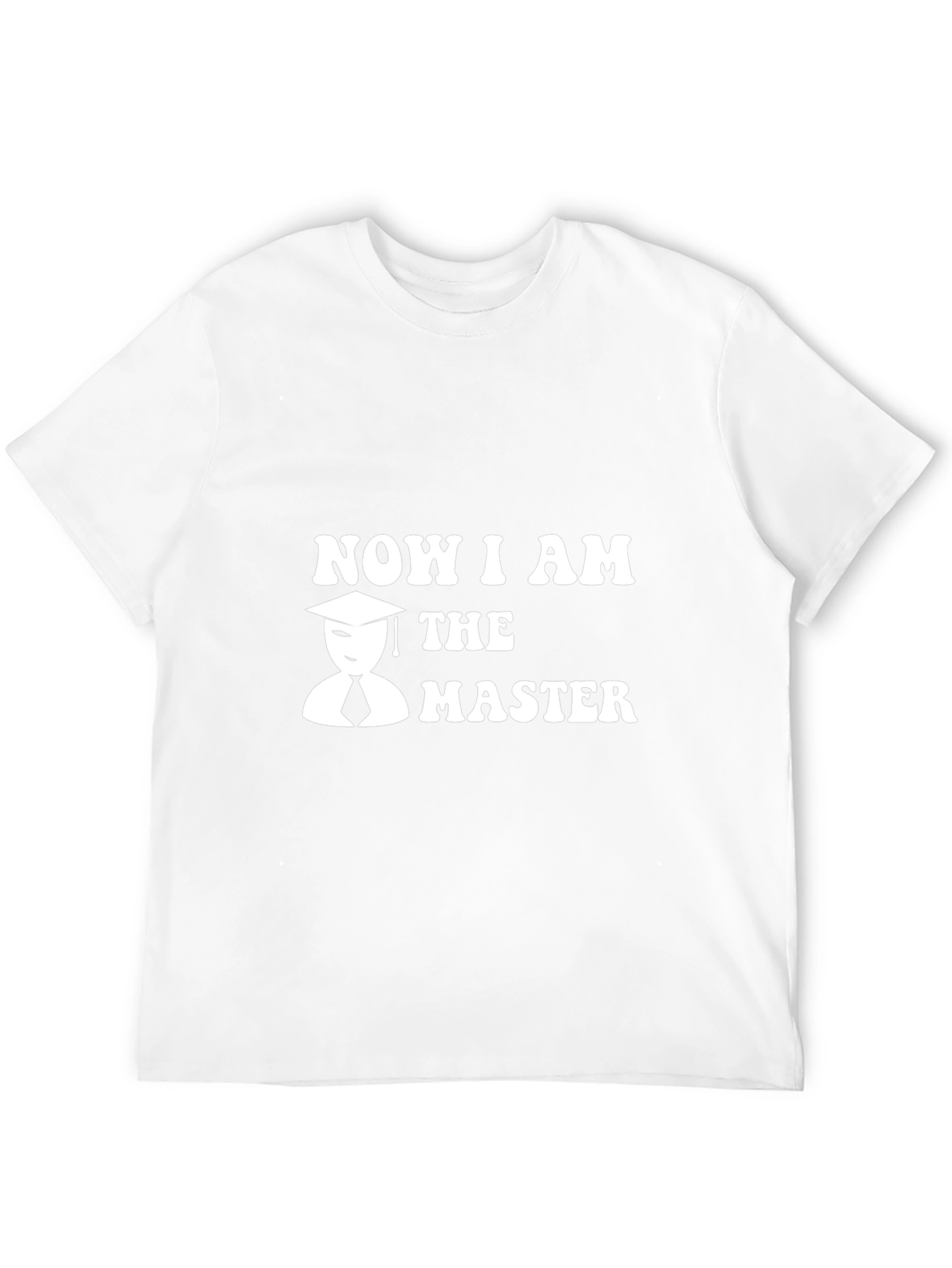 Black Now I am the Master Graduation T-Shirt view 12