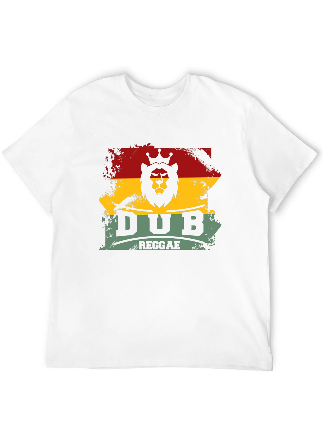 Black Rasta Lion Dub Reggae T-Shirt view 12