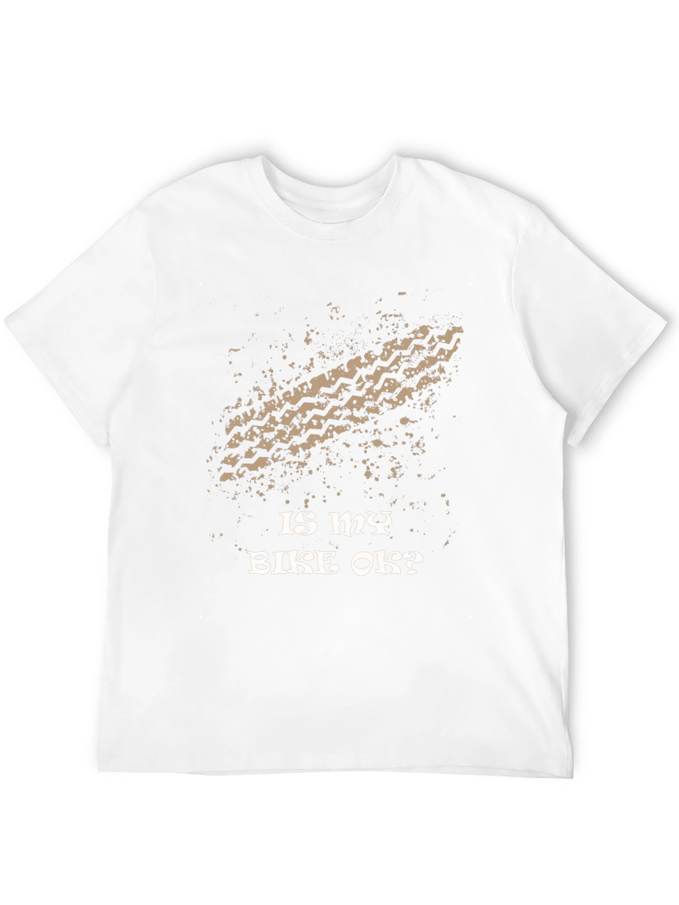 Black Is My Bike OK? Graphic Print T-Shirt view 12