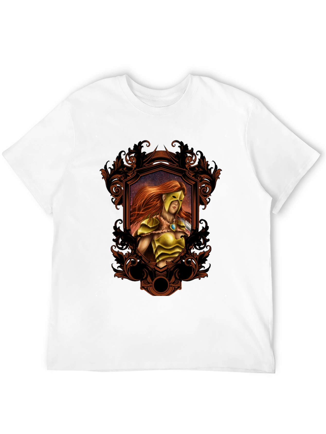 Black Warrior Framed T-Shirt - Black view 12