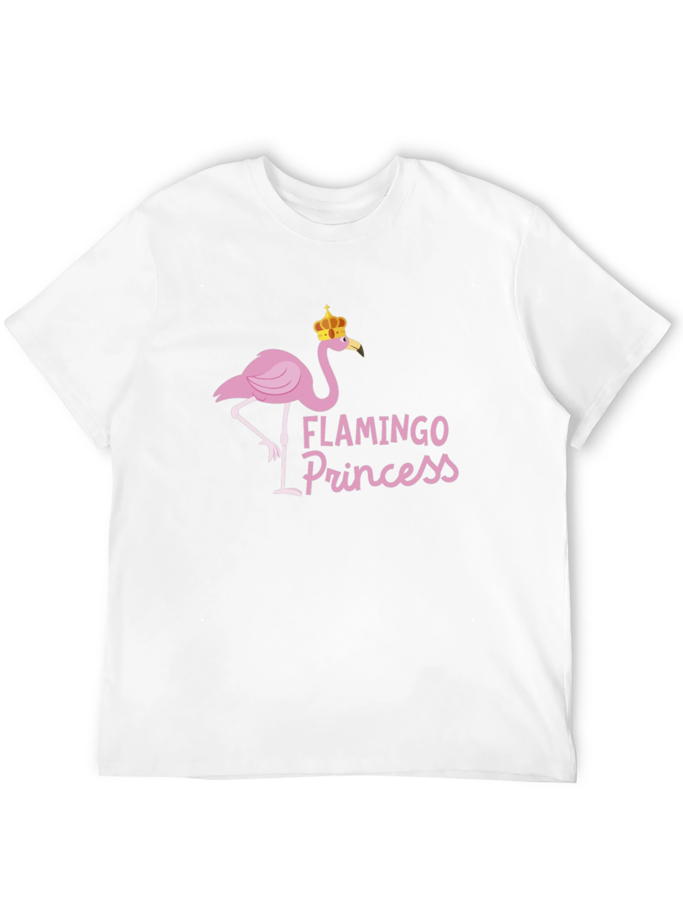 Black Flamingo Princess Graphic Tee - Black view 12