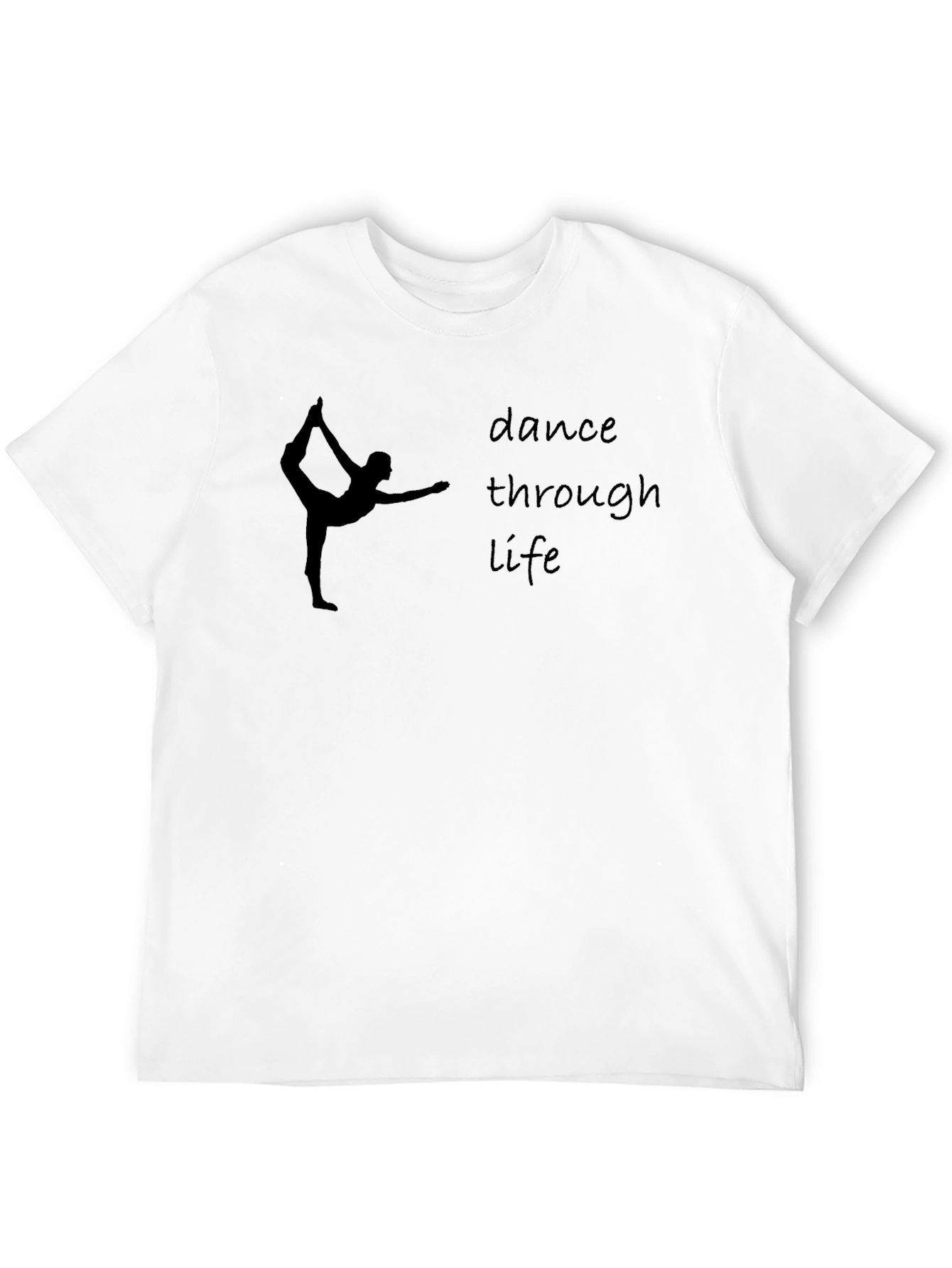 Black Dance Through Life Graphic Tee - Black view 12