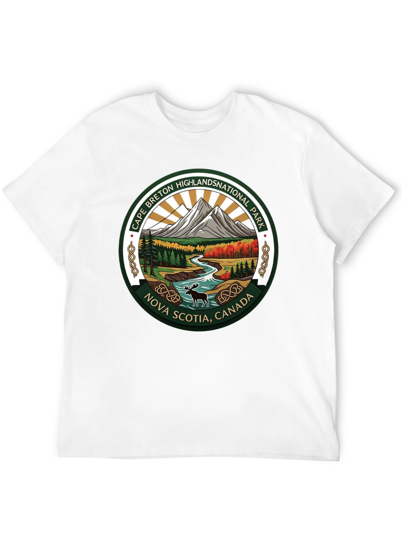 Black Cape Breton Highlands National Park T-Shirt view 12