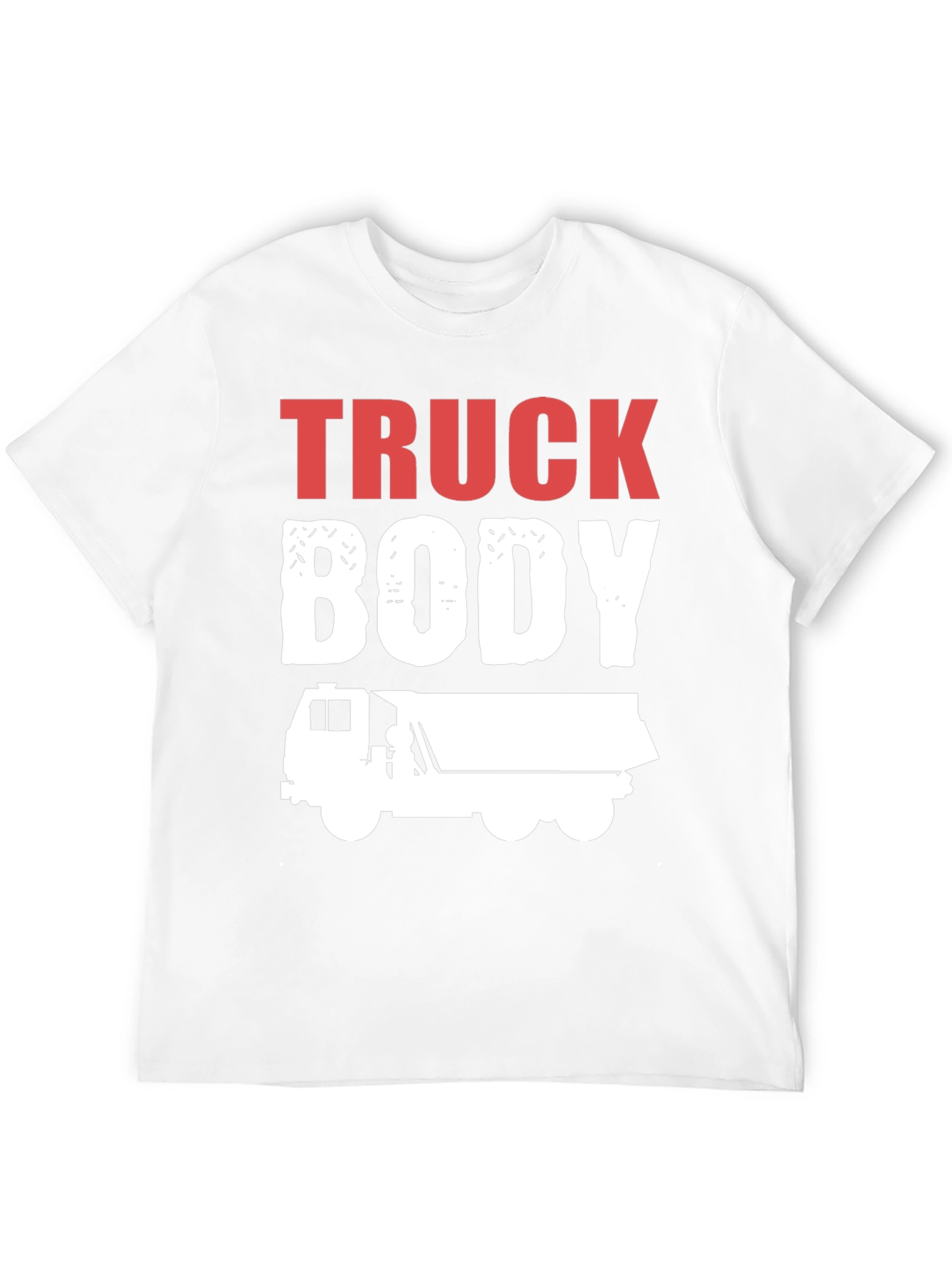 Black Truck Body T-Shirt - Men's Funny Graphic Tee view 12