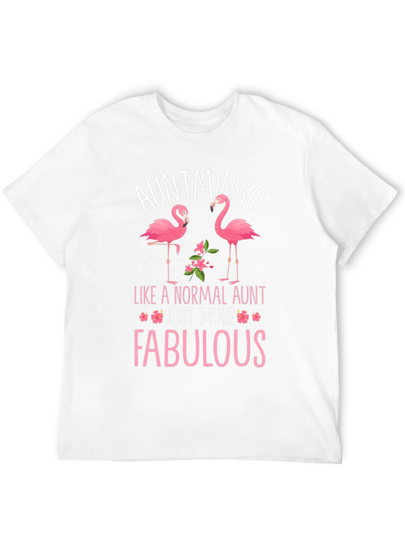 Black Auntmingo Flamingo Graphic T-Shirt - Fabulous Aunt Tee view 12
