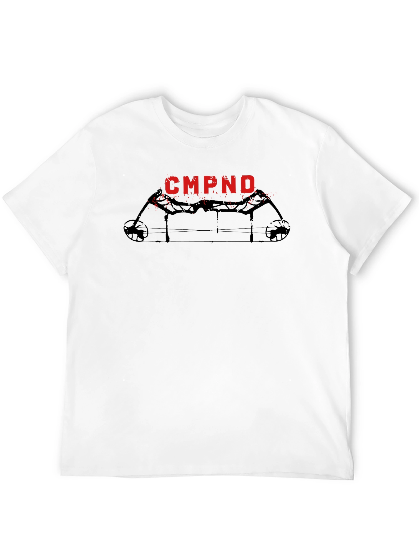 Black CMPND Archery Graphic T-Shirt - Black view 12