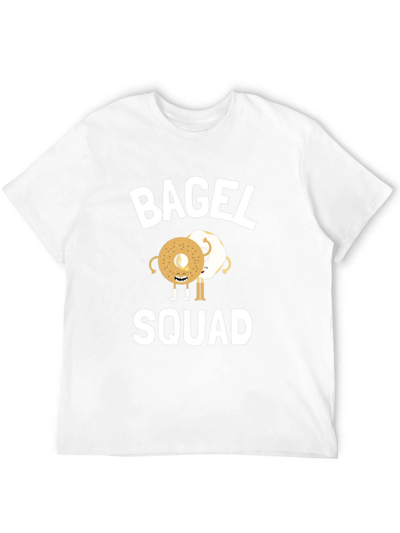 Black Bagel Squad Graphic Tee - Funny Foodie T-Shirt view 12