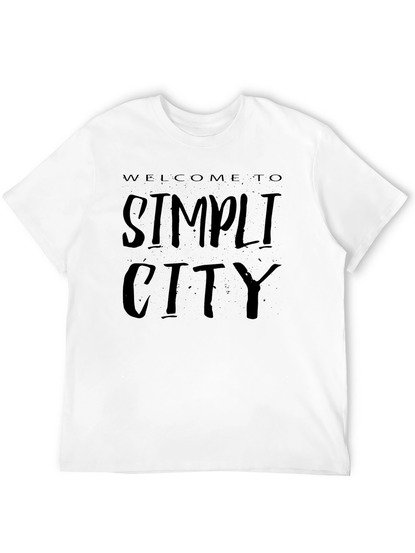 Black Simplicity City Graphic Print Tee view 12
