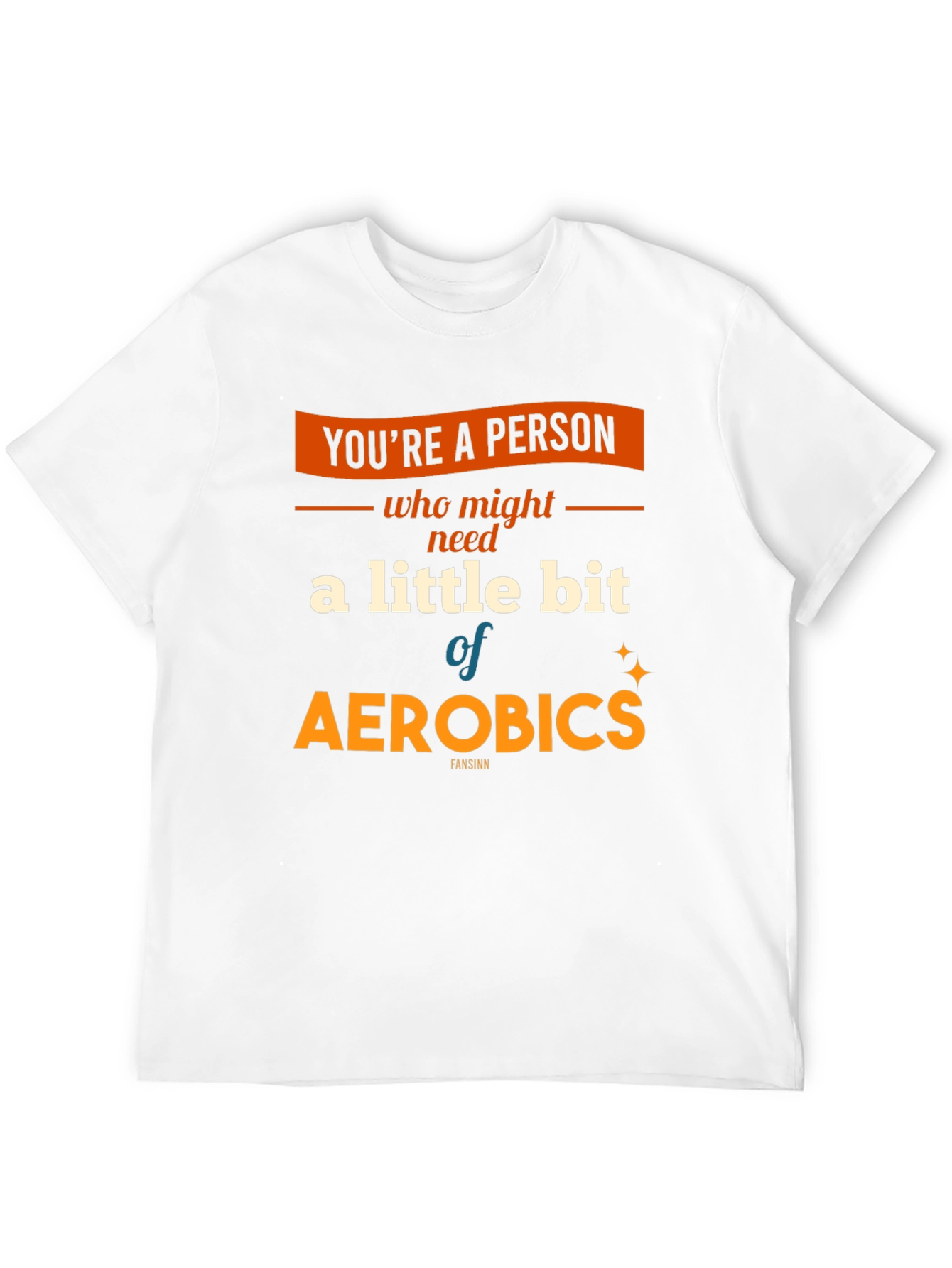 Black Aerobics T-Shirt: A Little Bit of Exercise Fun! view 12