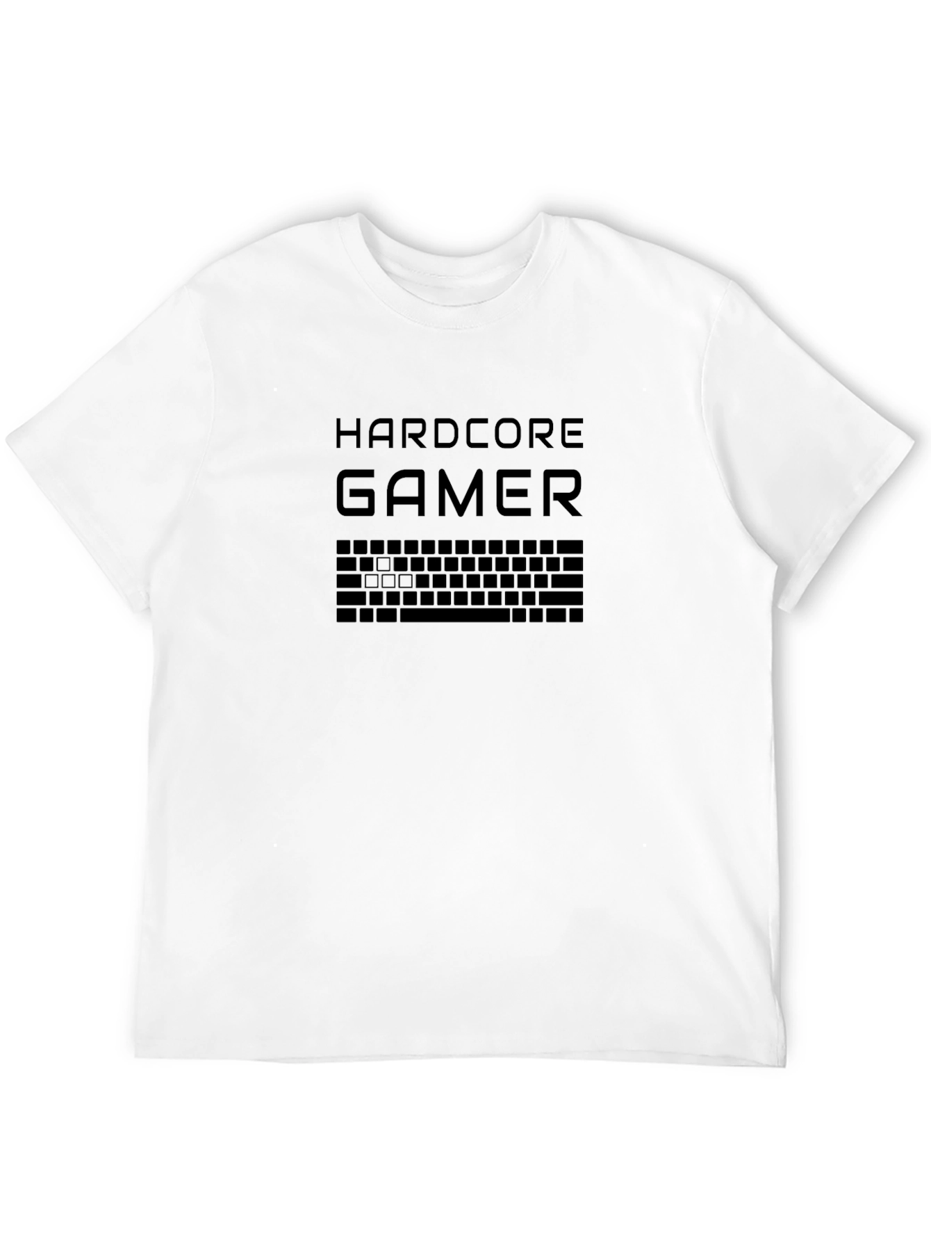 Black Hardcore Gamer Black T-Shirt view 12