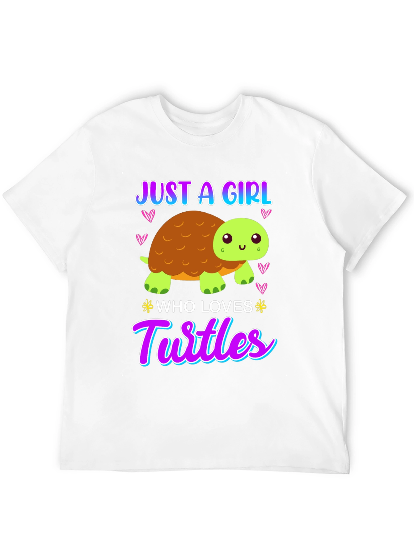 Black Girl Who Loves Turtles T-Shirt - Cute Cartoon view 12