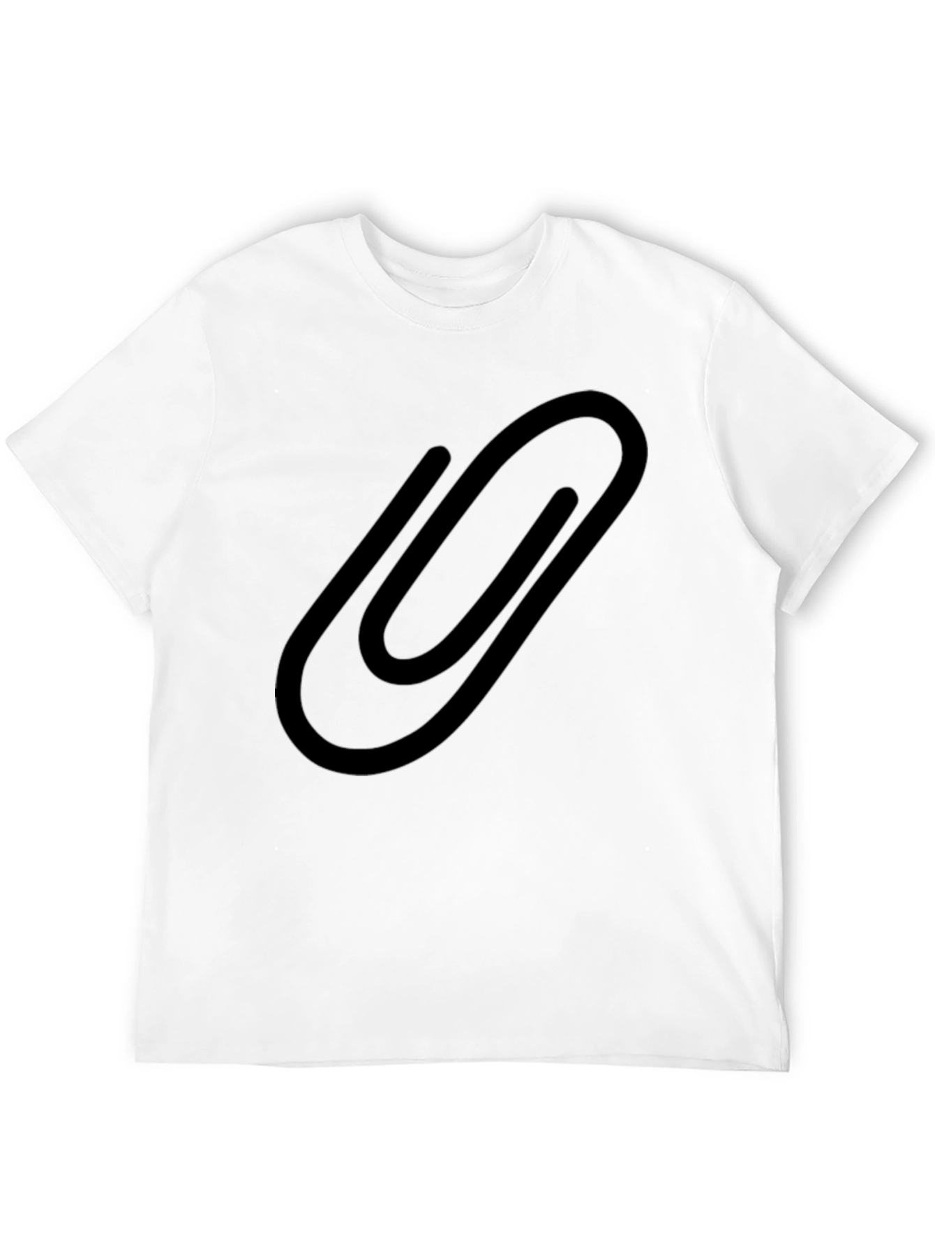 Black Paperclip Graphic T-Shirt view 12