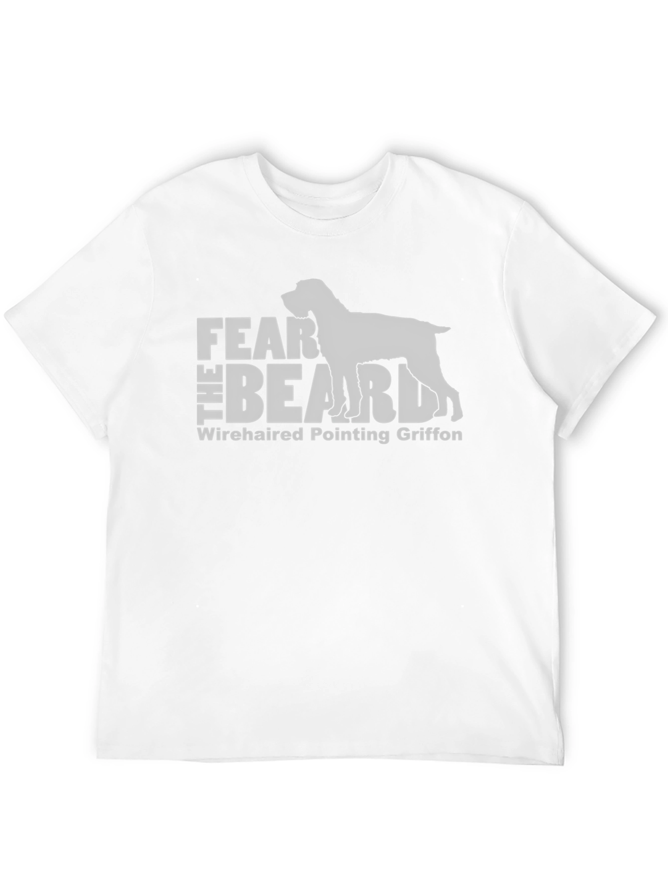 Black Fear The Beard Wirehaired Pointing Griffon T-Shirt view 12