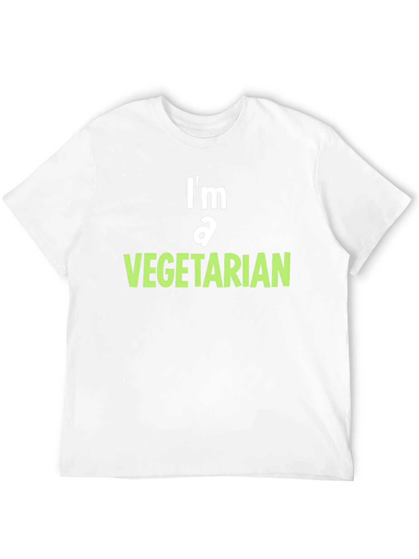 Black Vegetarian T-Shirt - Bold Statement Tee view 12